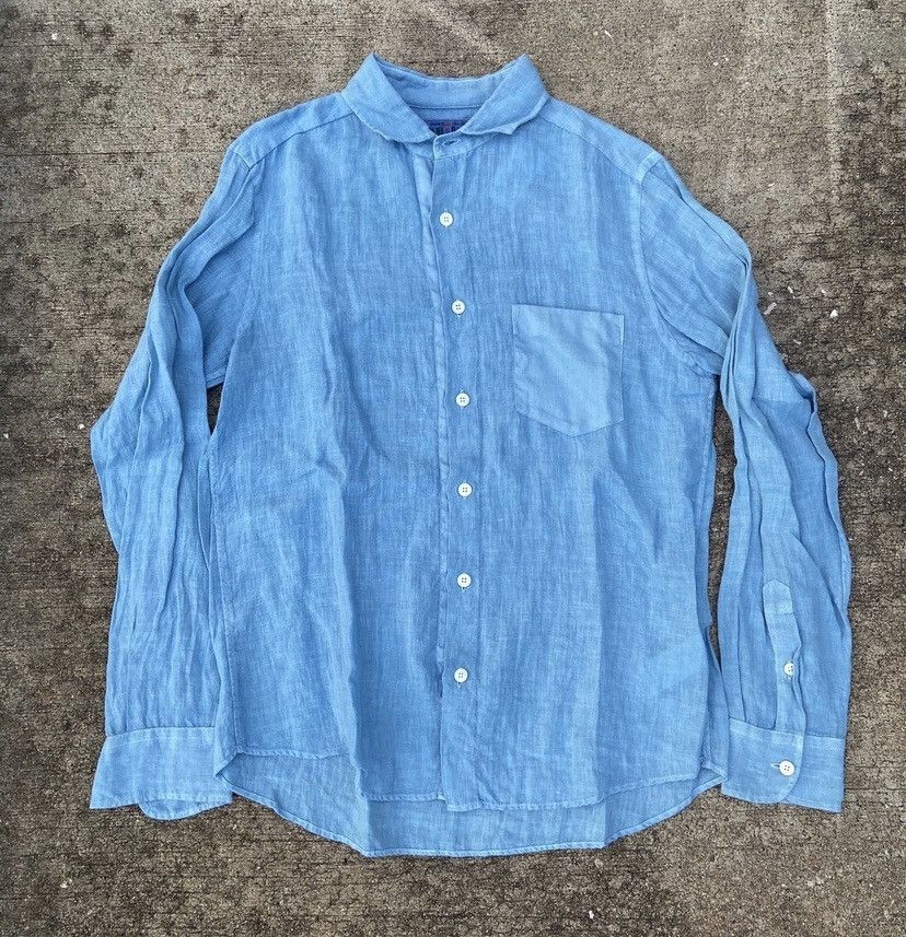 Blue Blue Japan Blue Blue Japan indigo linen shirt Sz 2 Size US M / EU 48-50 / 2 - 7 Thumbnail