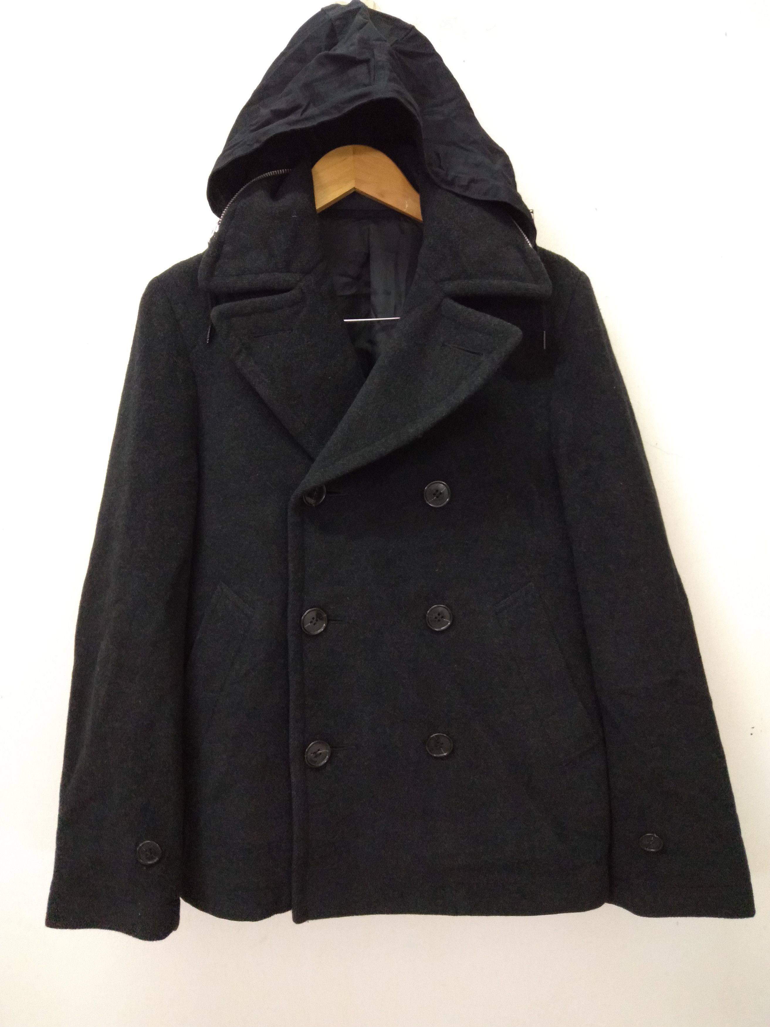 ジャケット・アウター CABANE de ZUCCa duffle coat L Cabane De Zucca Issey Miyake Multipocket SAMPLE Jacket - Etsy