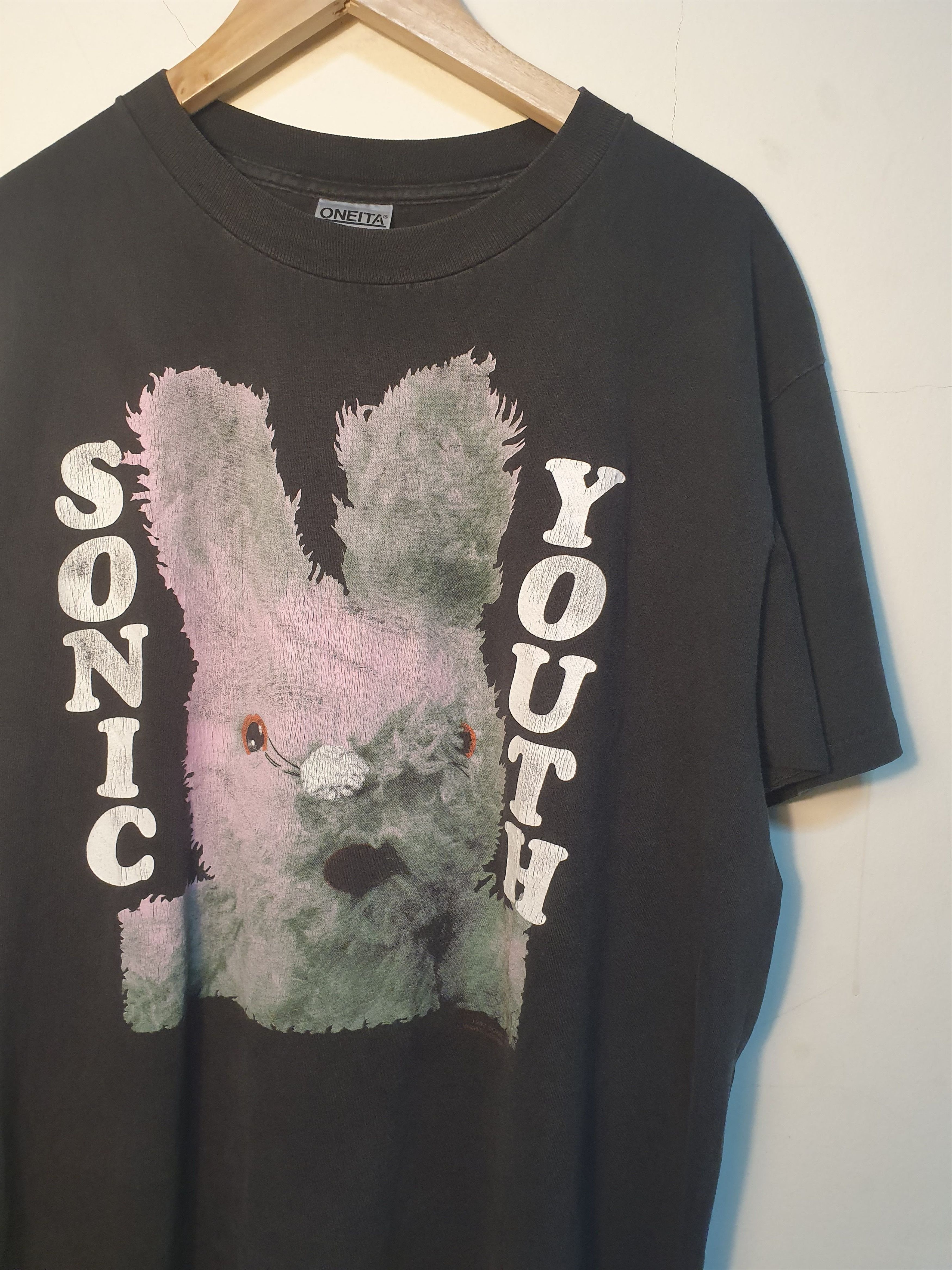 Vintage 90s Sonic Youth 'Dirty' Bunny Tee Grailed