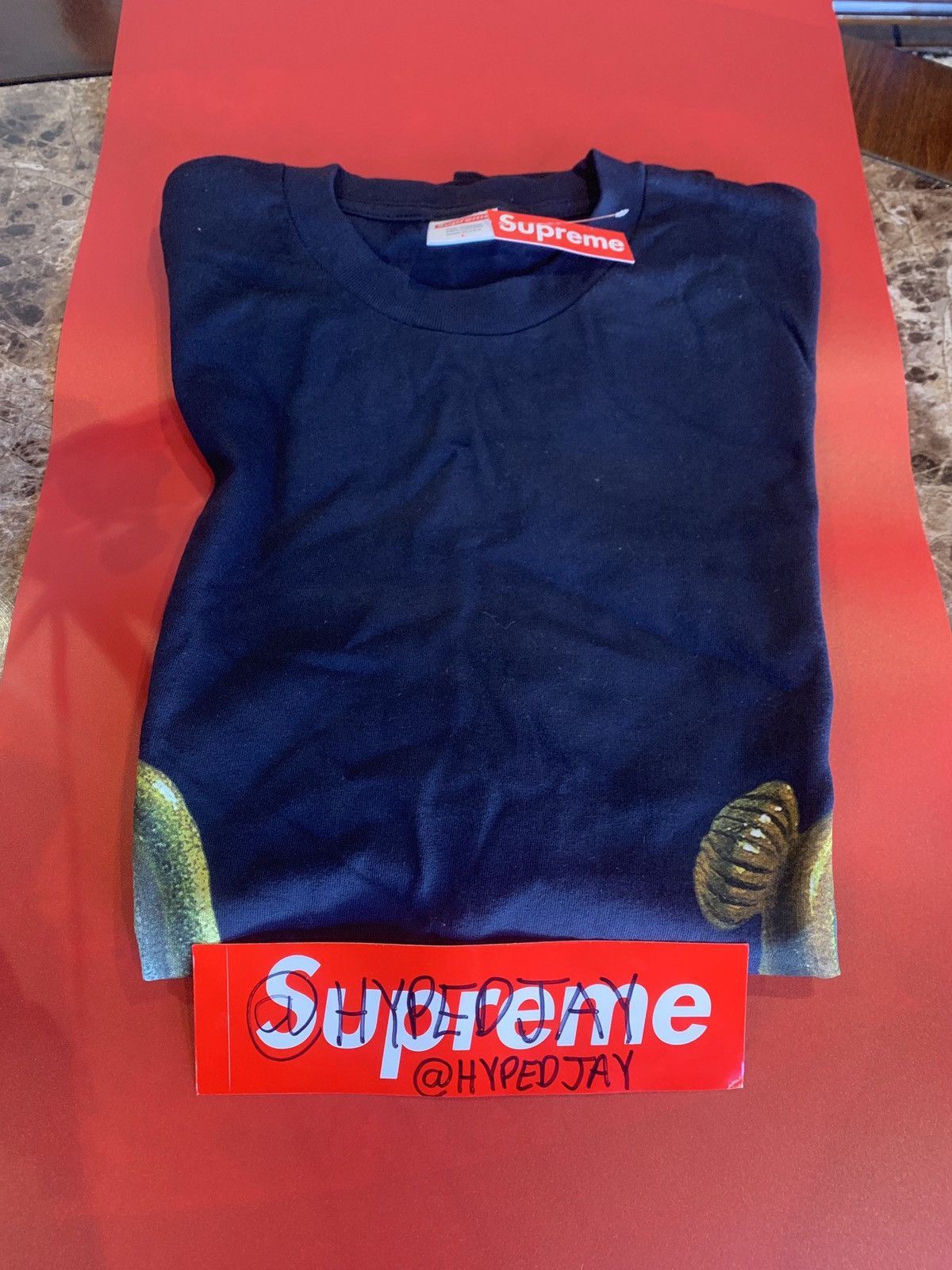 Supreme clock shirt clearance