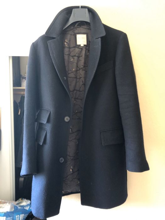 Billy Reid Astor Coat Navy Small Grailed