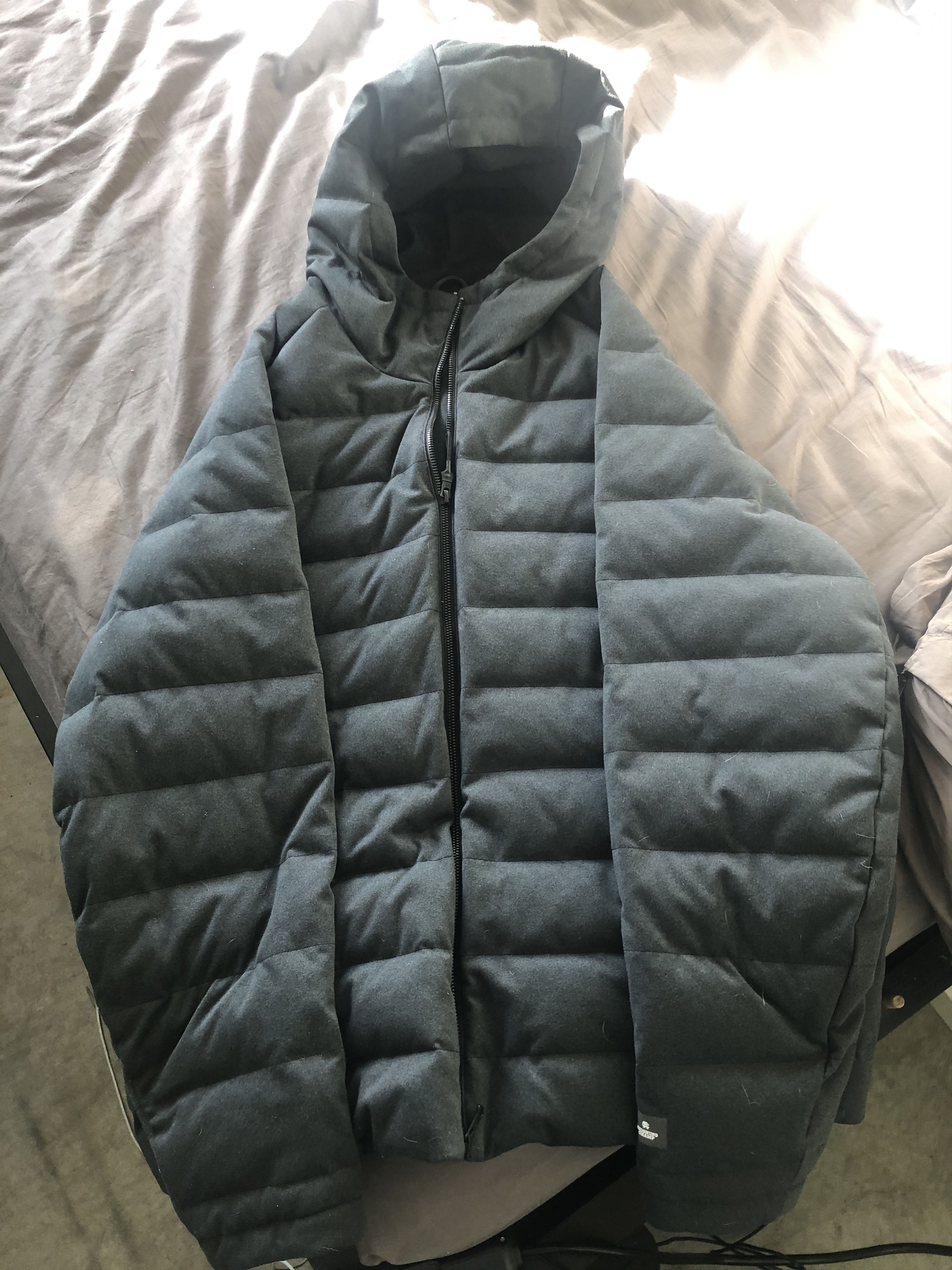 Adidas reigning champ down jacket on sale