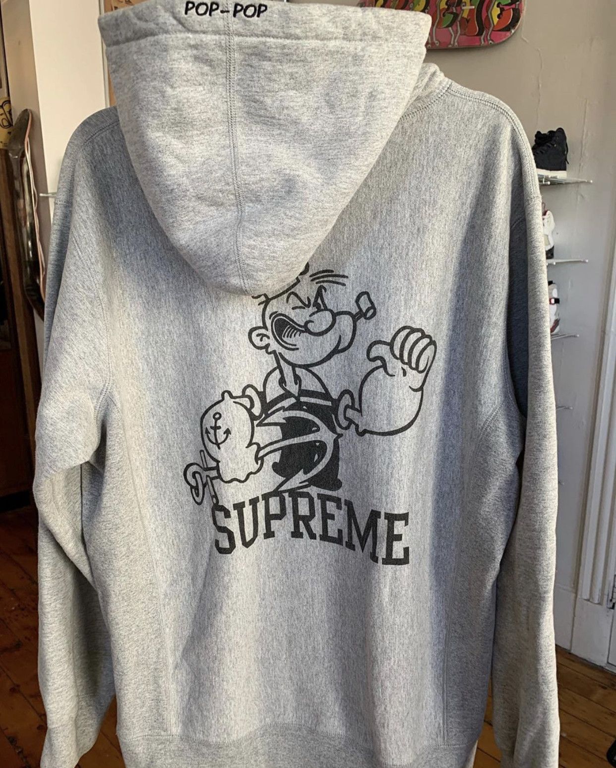 Supreme Supreme x Popeye Hoodie Size XL | Grailed
