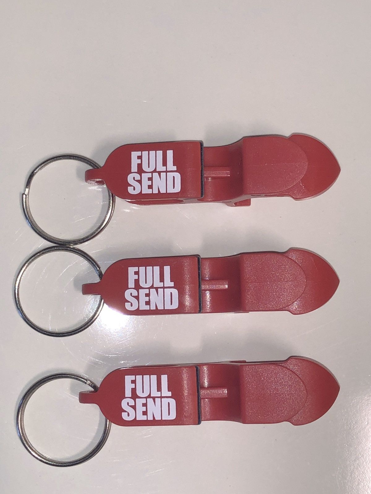 Full Send by Nelk Boys Nelk Full Send Shotgun Tools x 3 Red | Grailed
