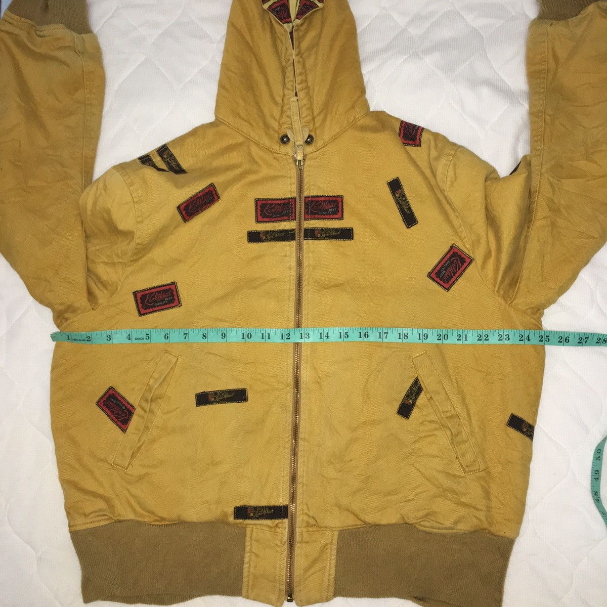 Designer × Karl Helmut × Vintage Karl helmut big logo jacket/hoodies Full patchers Design Size US L / EU 52-54 / 3 - 20 Thumbnail