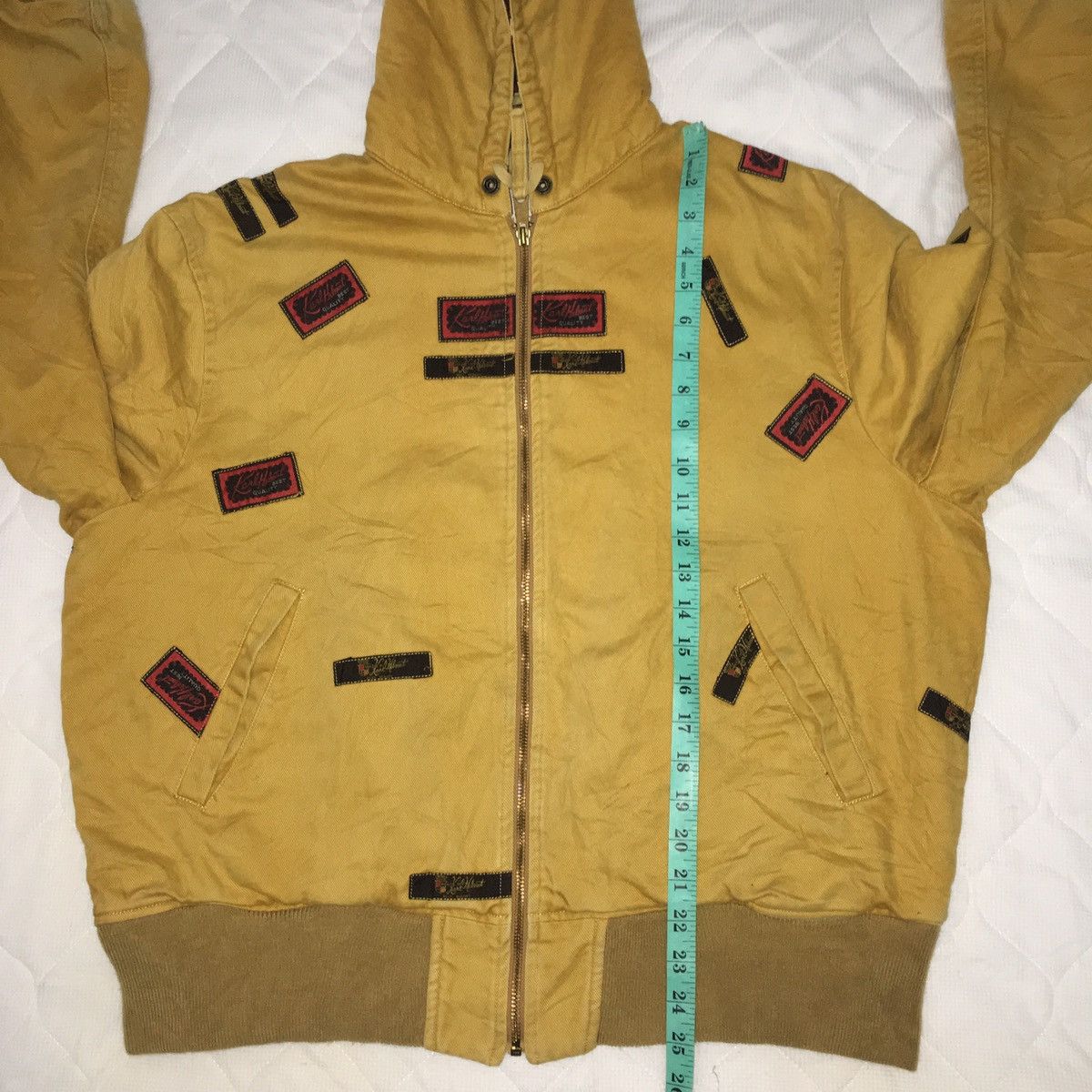 Designer × Karl Helmut × Vintage Karl helmut big logo jacket/hoodies Full patchers Design Size US L / EU 52-54 / 3 - 21 Thumbnail