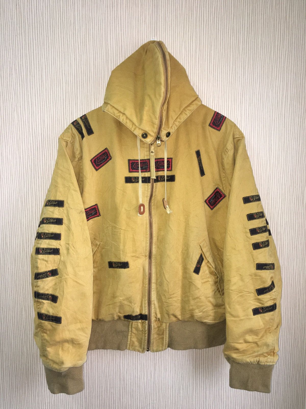 Designer × Karl Helmut × Vintage Karl helmut big logo jacket/hoodies Full patchers Design Size US L / EU 52-54 / 3 - 1 Thumbnail