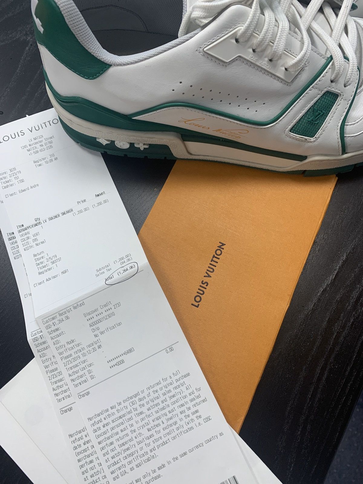 Louis Vuitton lo-too trainer Virgil Alboh