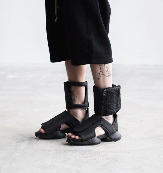 Rick Owens Rick Owens Drkshdw Rare Rick Owens Cargo Sandals Grailed