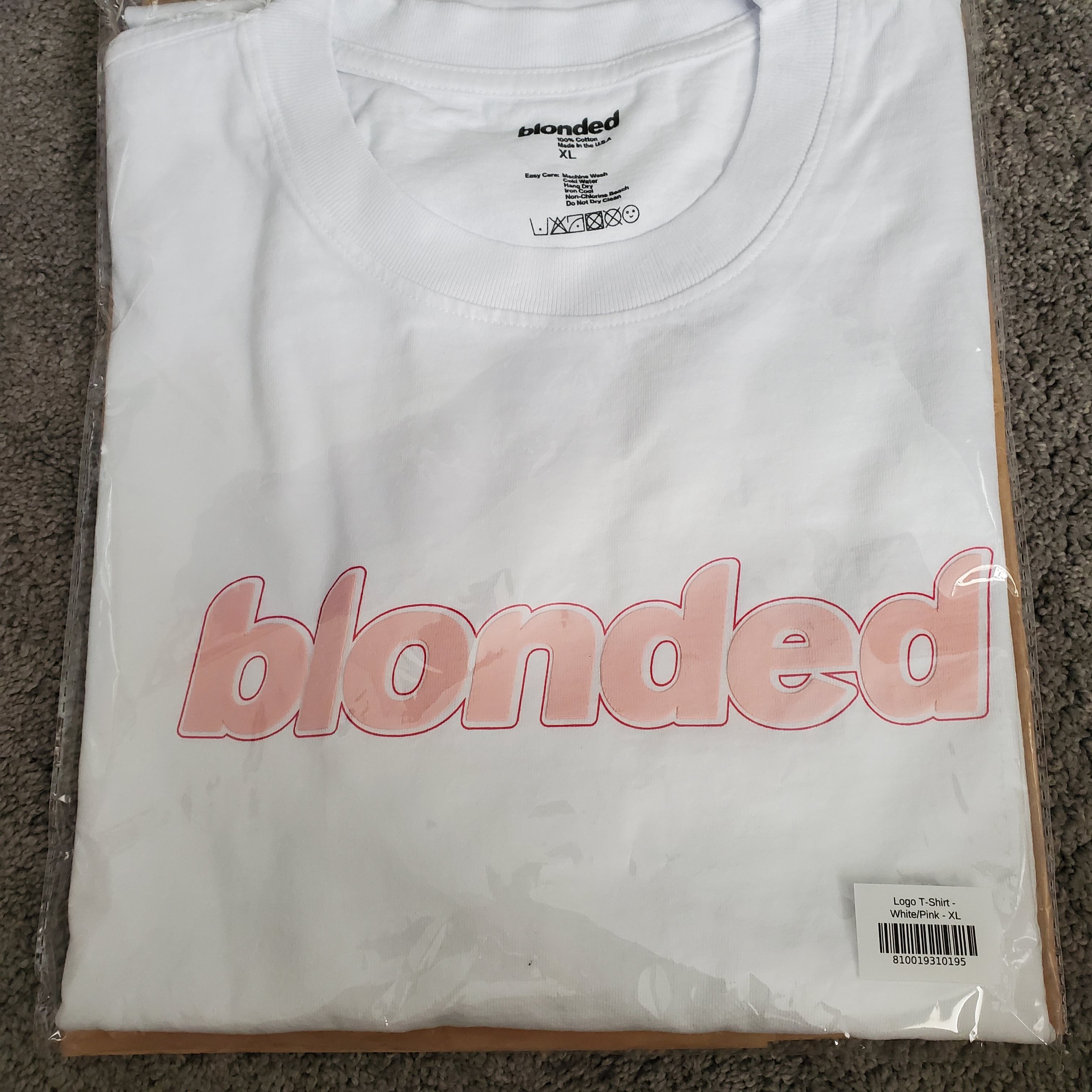 Frank Ocean × Homer XL Brazil Ringer Logo T-Shirt Blonded