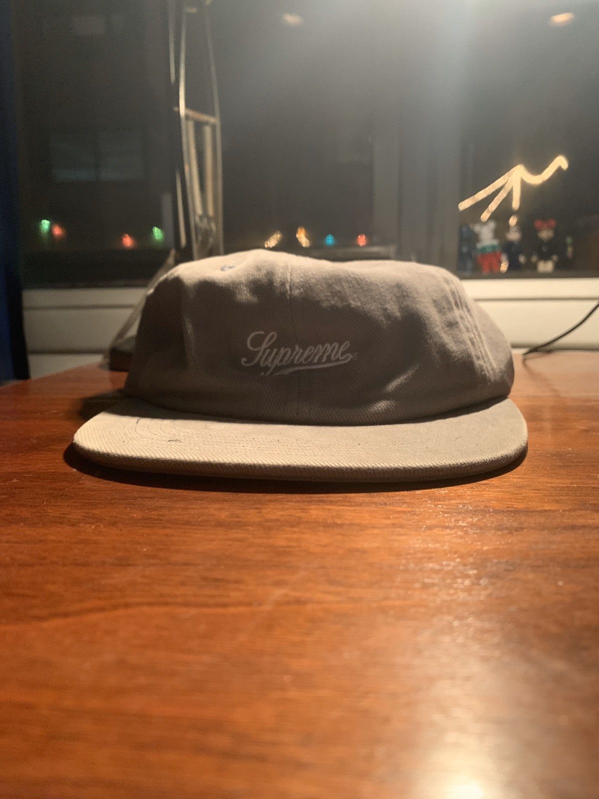 Supreme Grey Supreme Hat Grailed