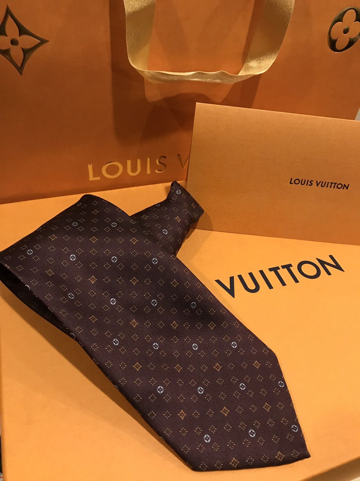 Louis Vuitton Daimler Pattern Tie | Grailed