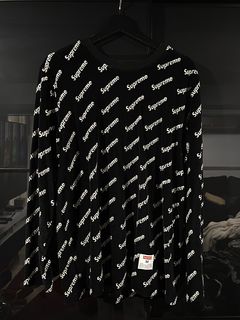 Supreme velour diagonal discount logo