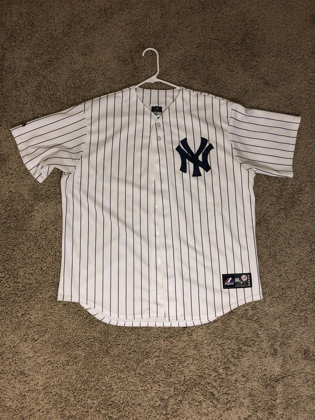Majestic MLB AUTHENTIC YANKEE JERSEY | Grailed