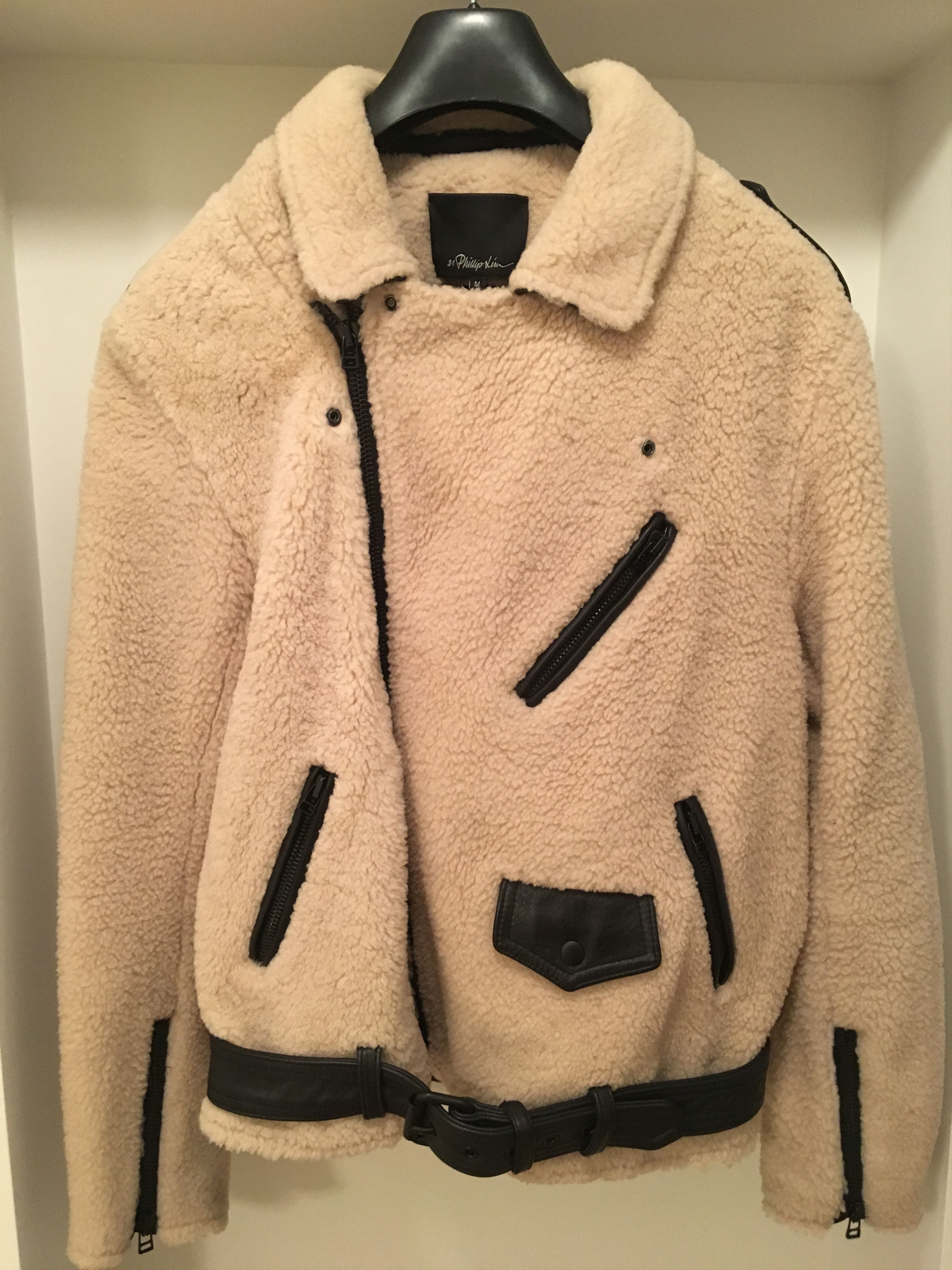 3.1 Phillip Lim Shearling/Leather Moto jacket Size US M / EU 48-50 / 2 - 4 Thumbnail