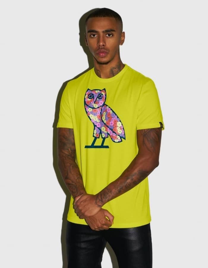 October's Very Own OVO Celebration Owl T-Shirt - Yellow Size US M / EU 48-50 / 2 - 1 Thumbnail