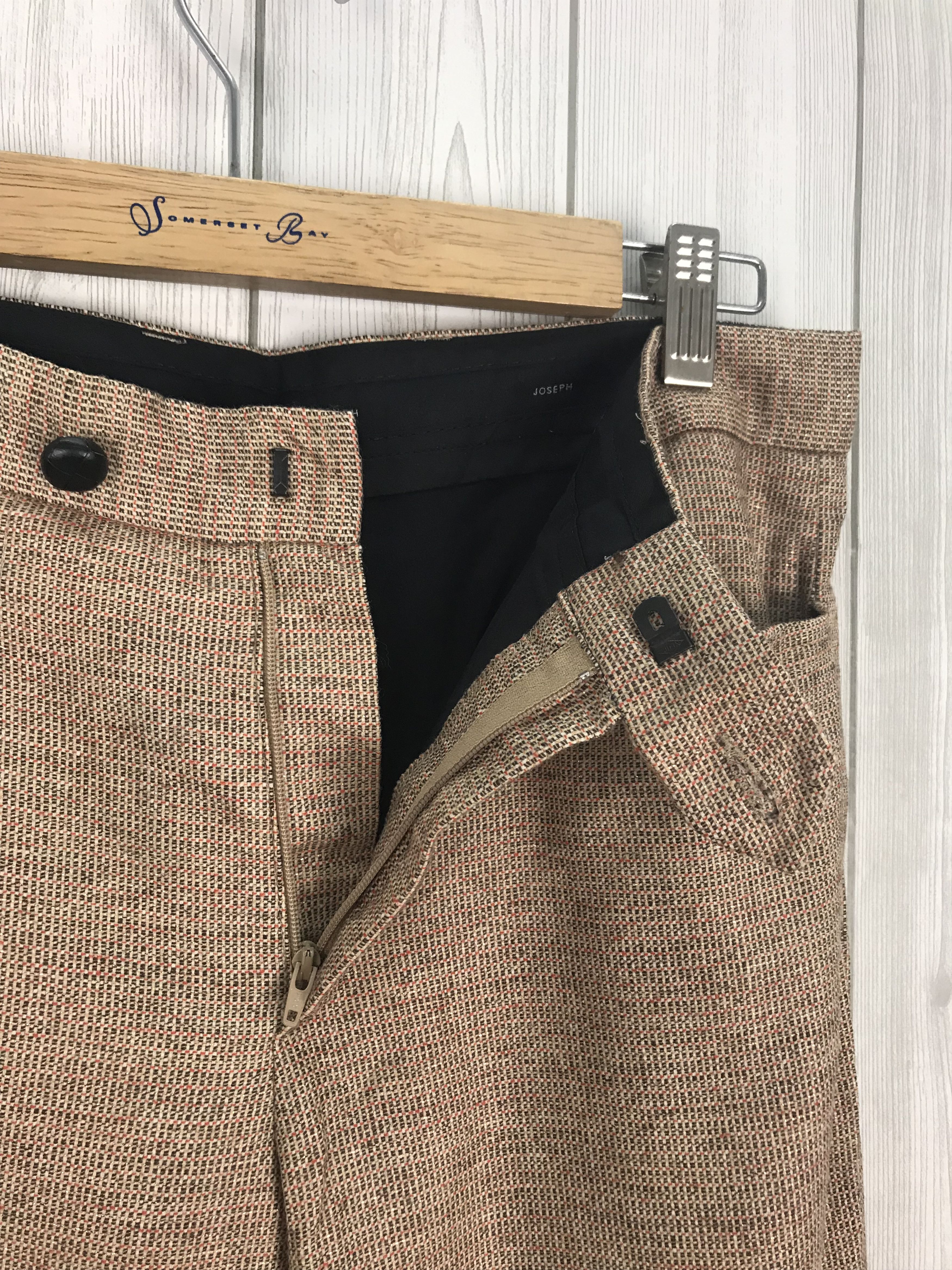 JOSEPH HOMME Vintage JOSEPH Homme Wool Nylon Gold Shinning Pants Size US 28 / EU 44 - 13 Thumbnail