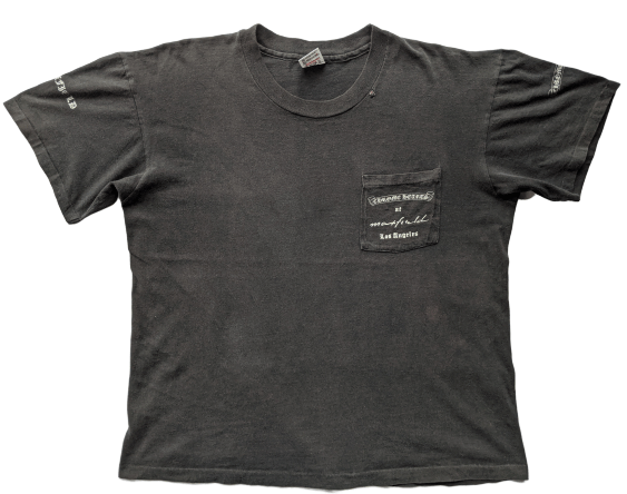 トップス 90s Chrome Hearts Maxfield T-shirt late 90s chrome hearts maxfield tee black – change clothes
