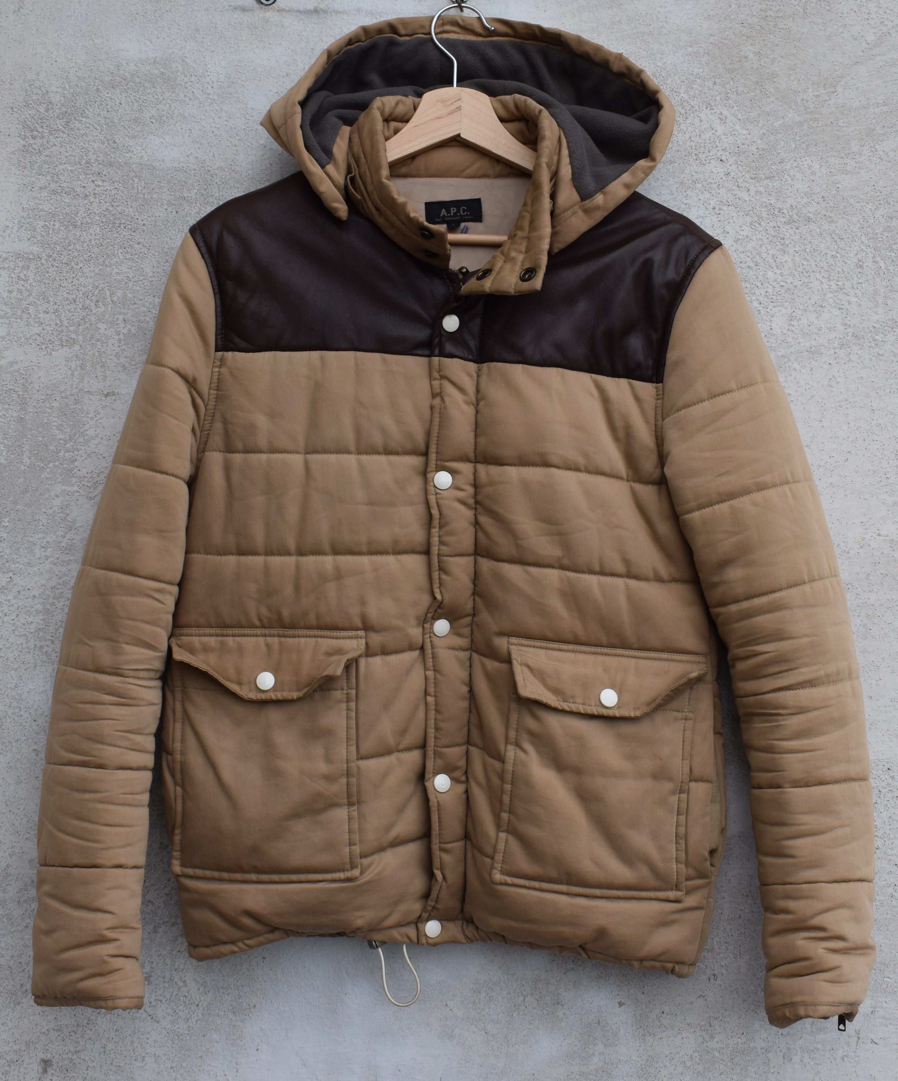A.P.C. Puffer jacket A.P.C S Beige came Size US S / EU 44-46 / 1 - 3 Thumbnail