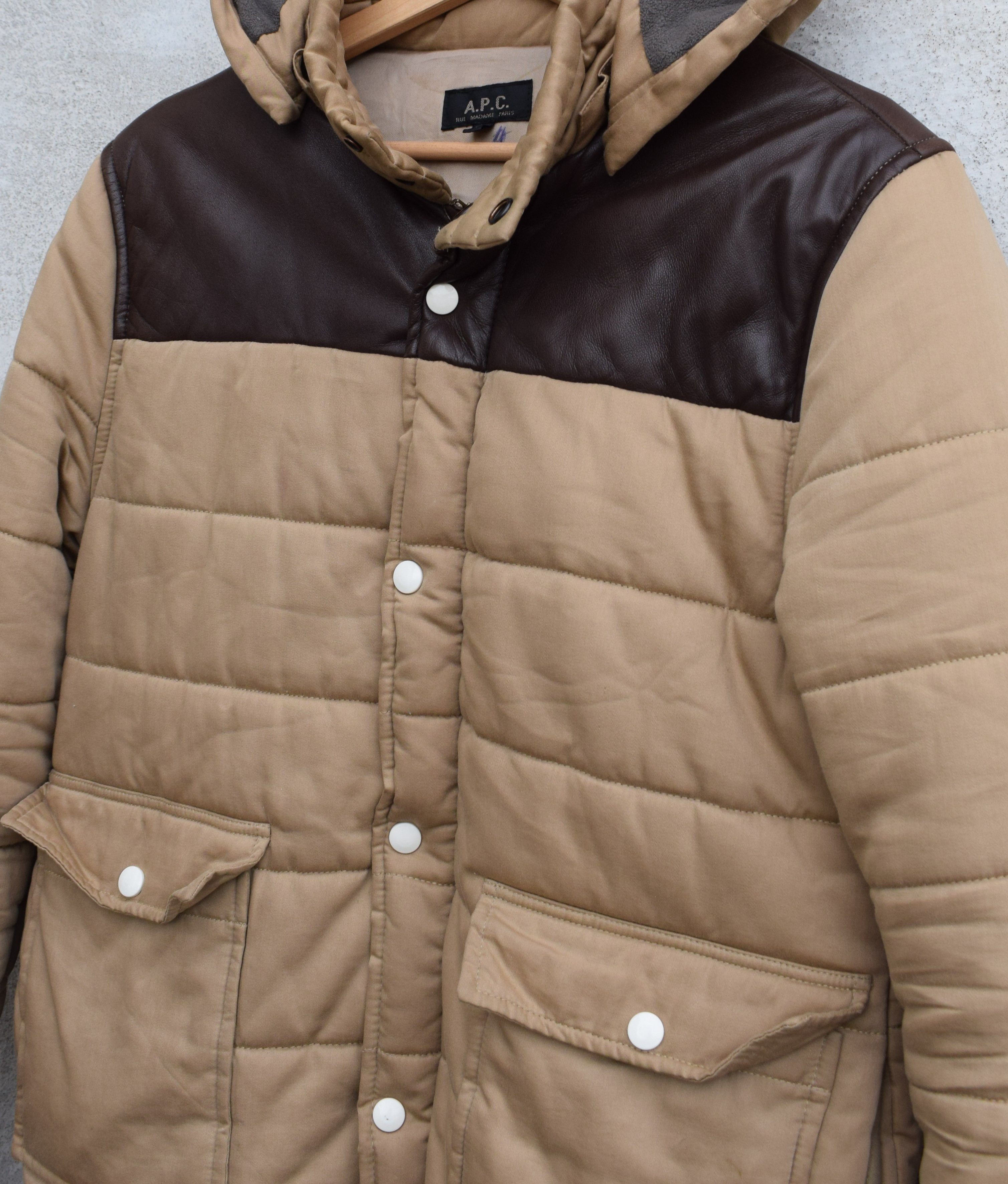 A.P.C. Puffer jacket A.P.C S Beige came Size US S / EU 44-46 / 1 - 4 Thumbnail