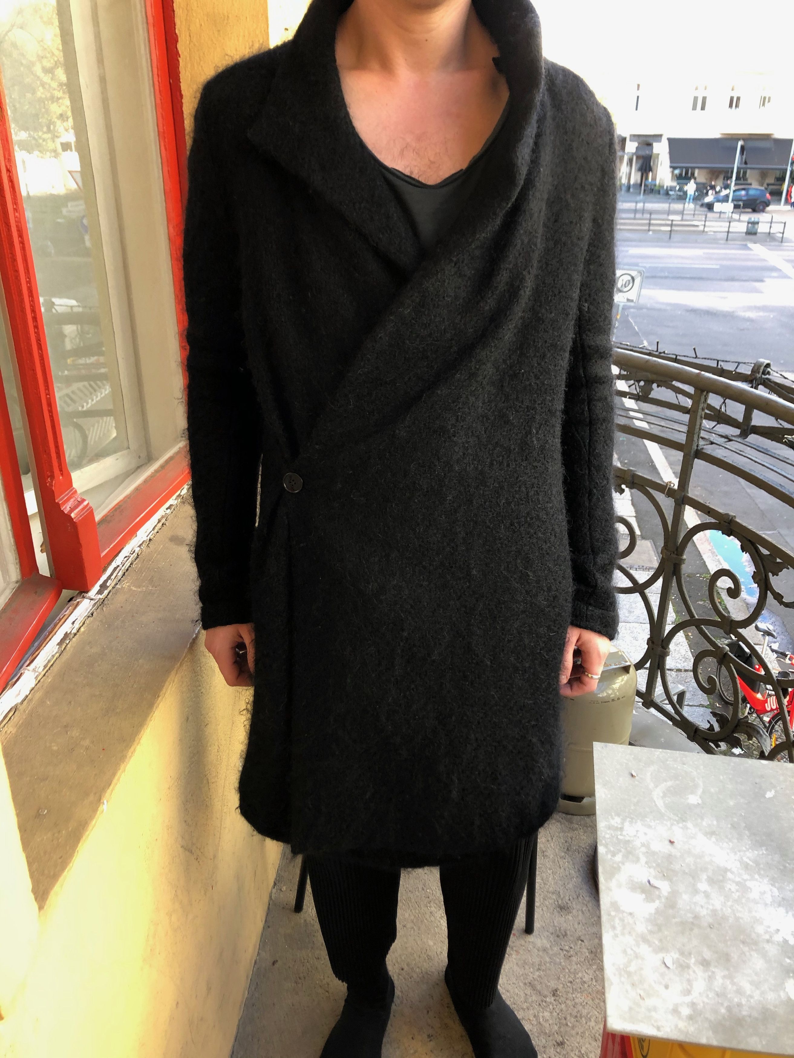 Rick Owens Rick Owens FW 2012 "Mountain" mohair/ boucle coat Size US L / EU 52-54 / 3 - 1 Thumbnail
