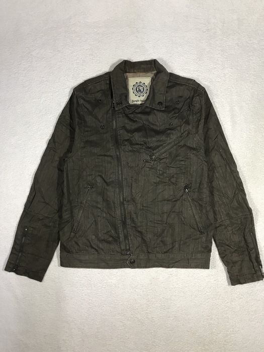 Vintage Jungle Storm Denim jacket American standard | Grailed