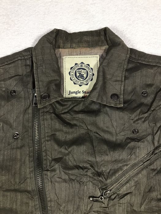 Vintage Jungle Storm Denim jacket American standard | Grailed