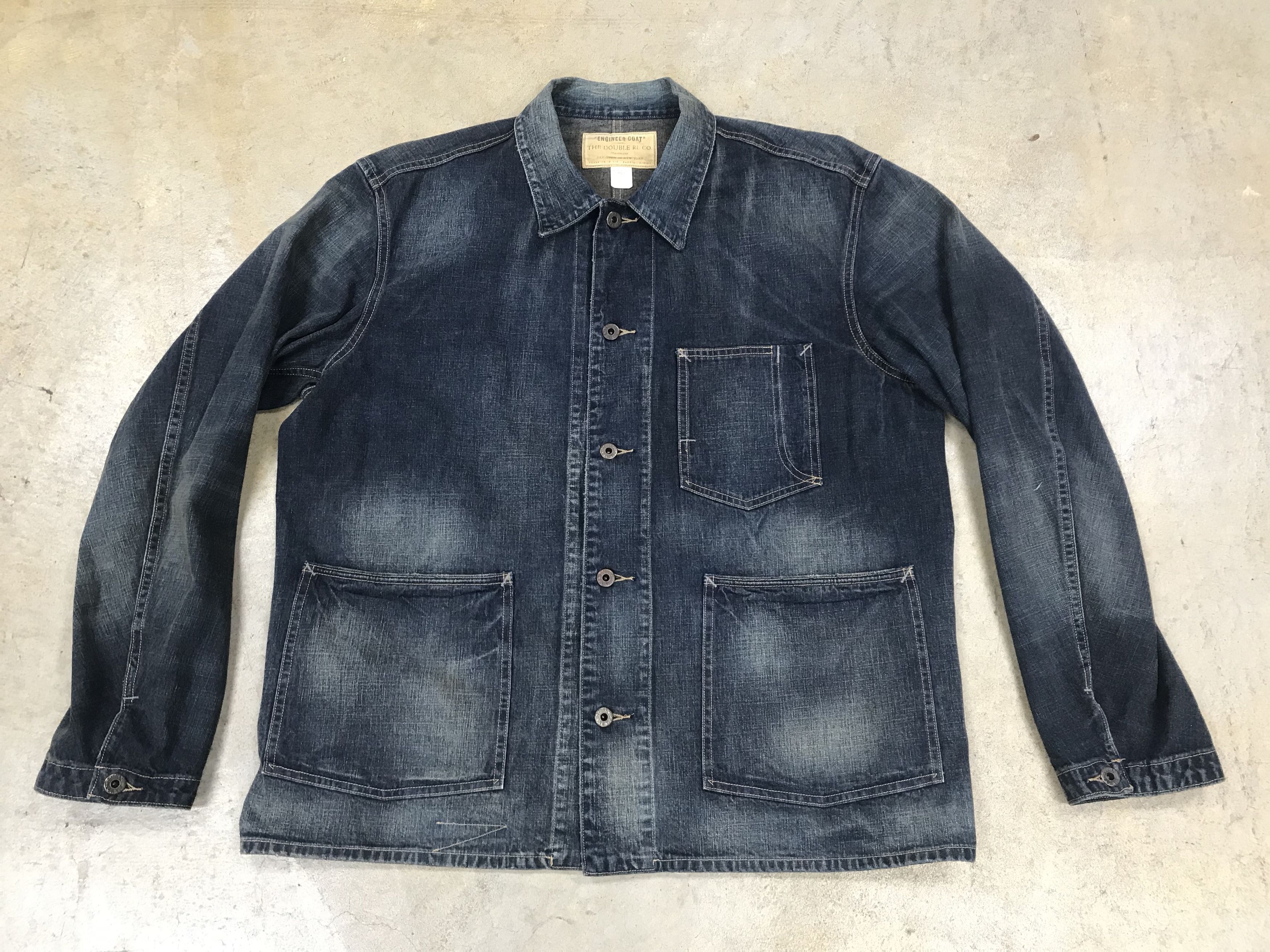RRL Ralph Lauren RRL Double RL Co. Denim Engineer Coat Size RRL Ralph Lauren RRL Double RL Co. Denim Engineer Coat Size