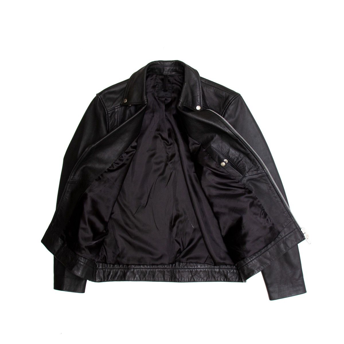 Genuine Leather × Minimum Minimum Lamb Leather Biker Jacket Alt Dior Saint Laurent Size US L / EU 52-54 / 3 - 4 Thumbnail