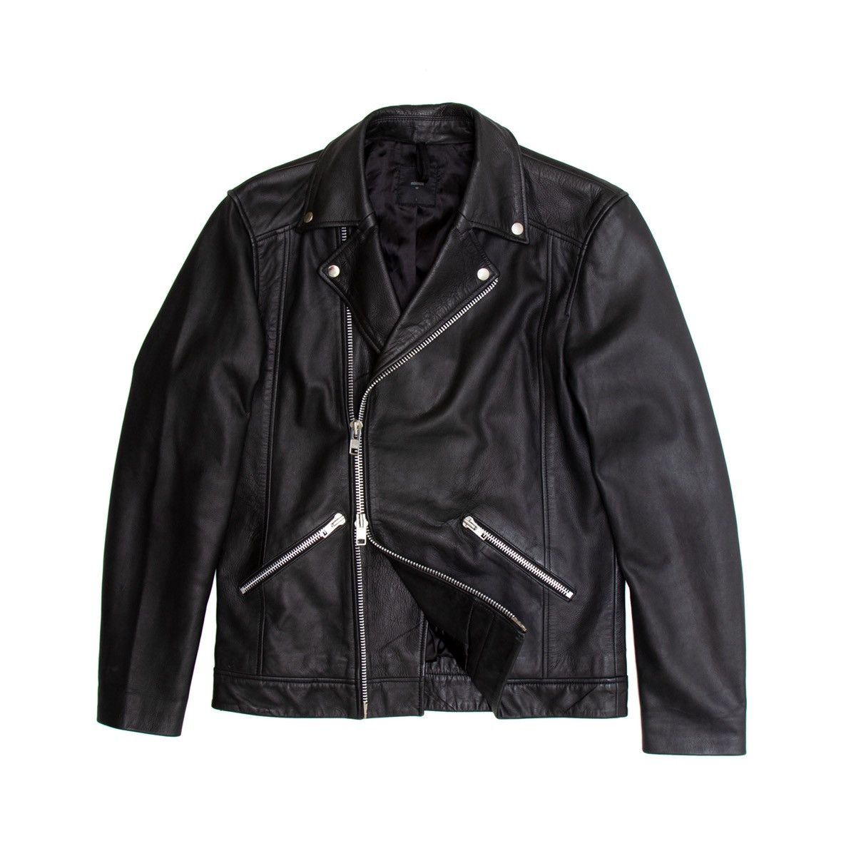 Genuine Leather × Minimum Minimum Lamb Leather Biker Jacket Alt Dior Saint Laurent Size US L / EU 52-54 / 3 - 12 Thumbnail