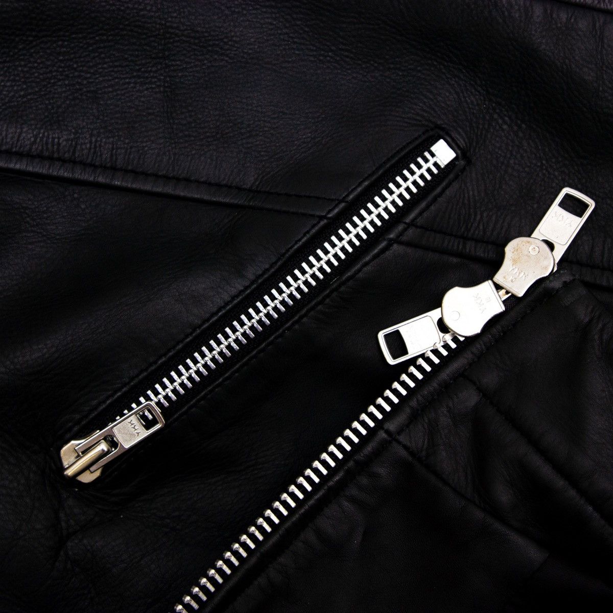 Genuine Leather × Minimum Minimum Lamb Leather Biker Jacket Alt Dior Saint Laurent Size US L / EU 52-54 / 3 - 11 Thumbnail