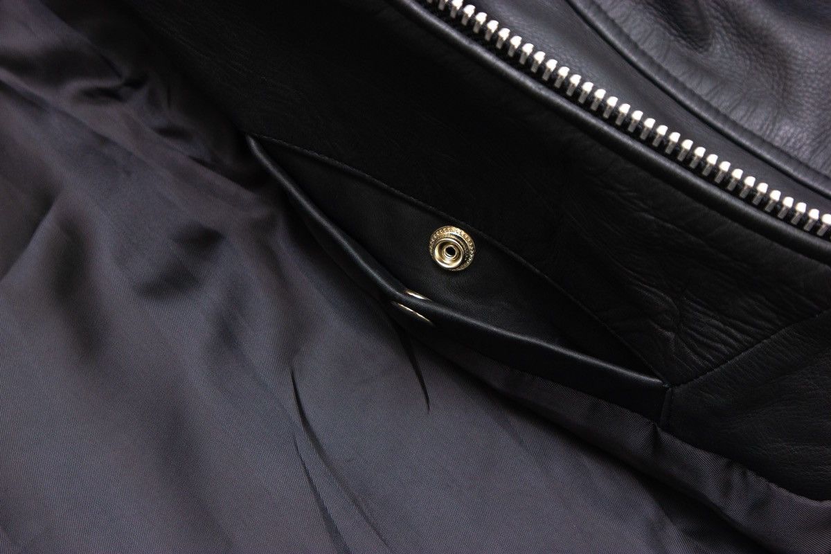 Genuine Leather × Minimum Minimum Lamb Leather Biker Jacket Alt Dior Saint Laurent Size US L / EU 52-54 / 3 - 7 Thumbnail