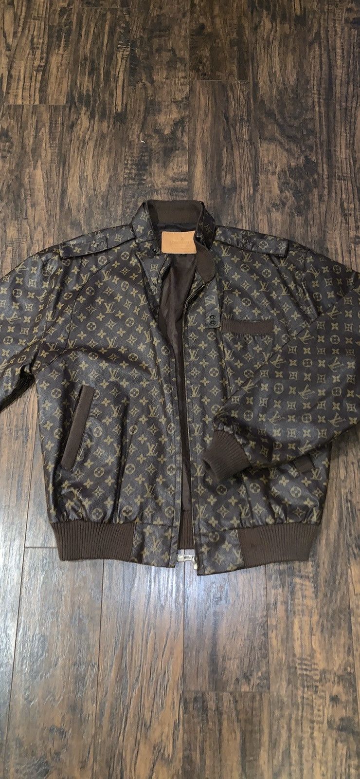 Dapper Dan Louis Vuitton Louis Vuitton members only jacket Dapper Dan vintage Grailed