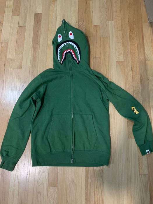 Bape bape shark hoodie green Size US XL / EU 56 / 4 - 1 Preview