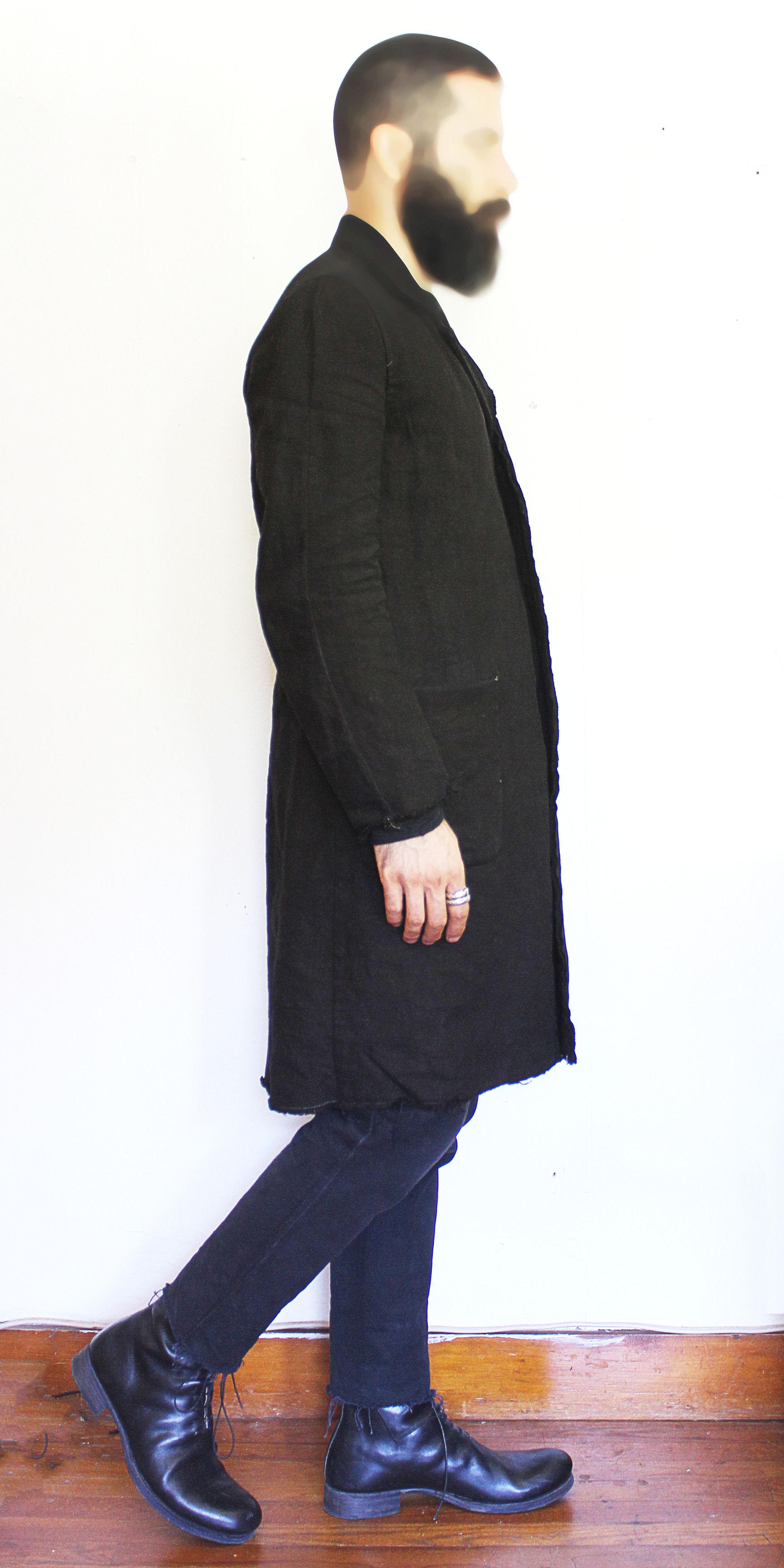 carpe diem linen lab coat size 4 Menswear