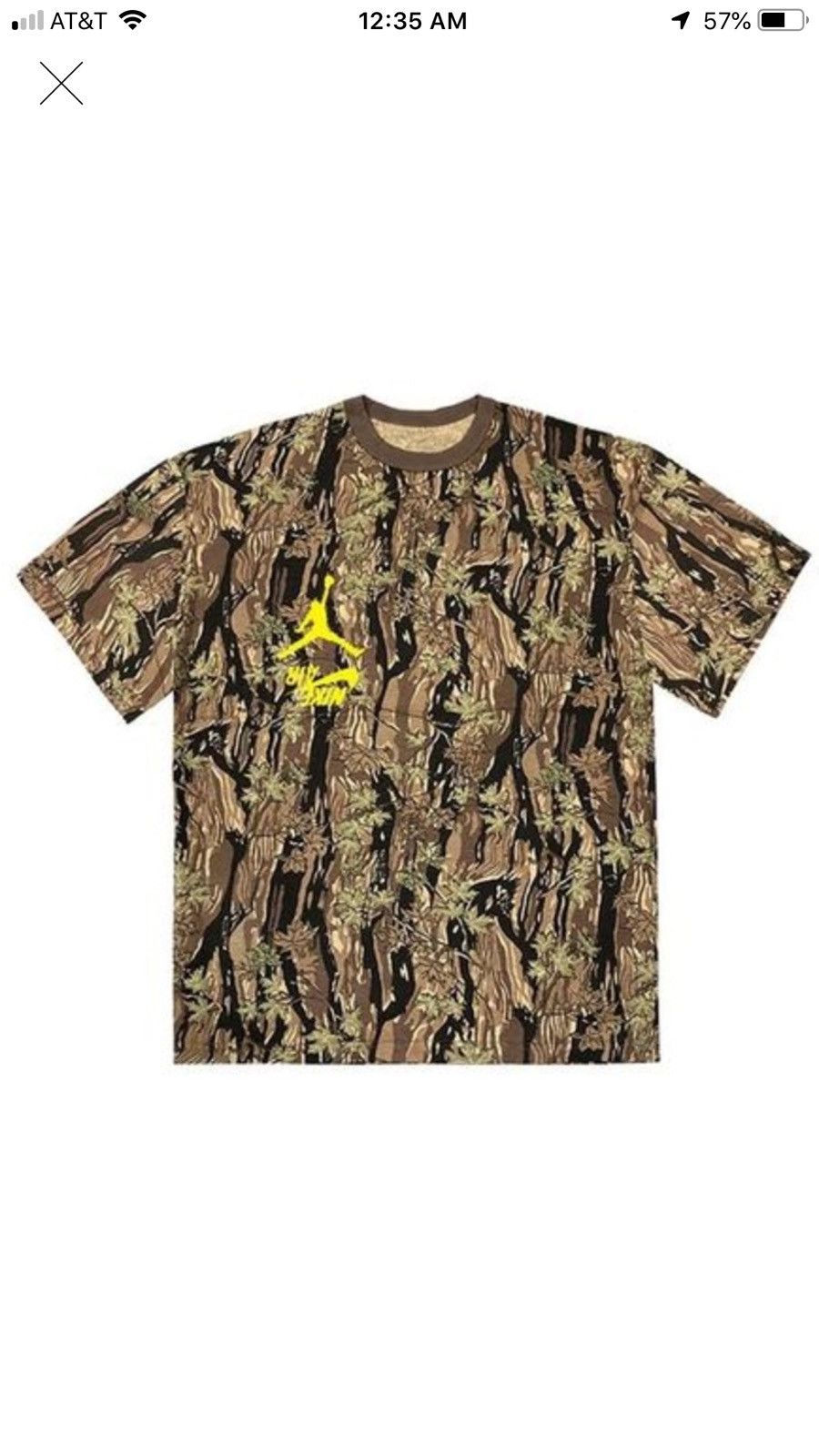 Nike Cactus Jack Jordan Highest In The Room HITR Camo Tee | Grailed