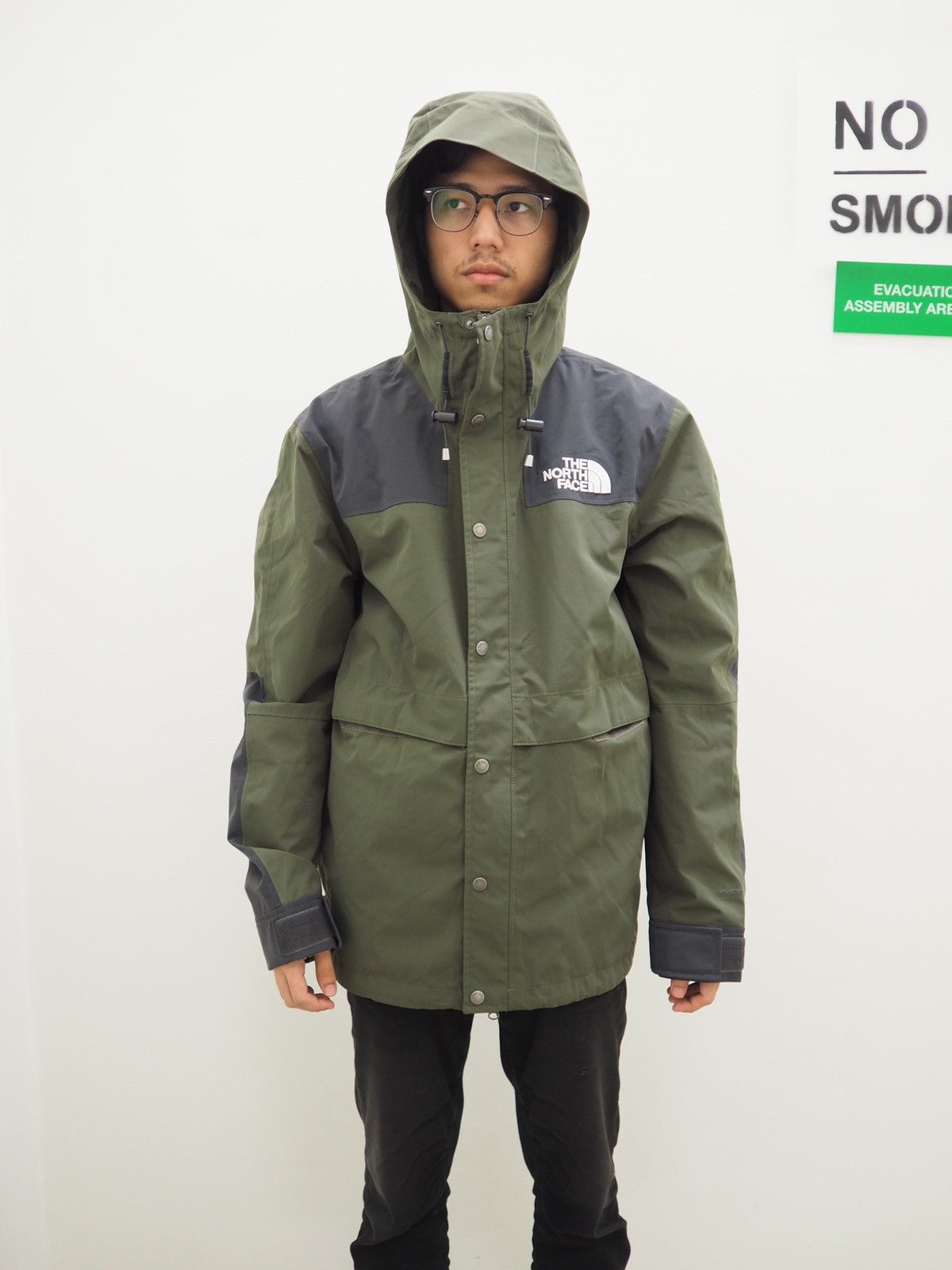 The North Face TNF Eco Mountain Jacket Olive Black