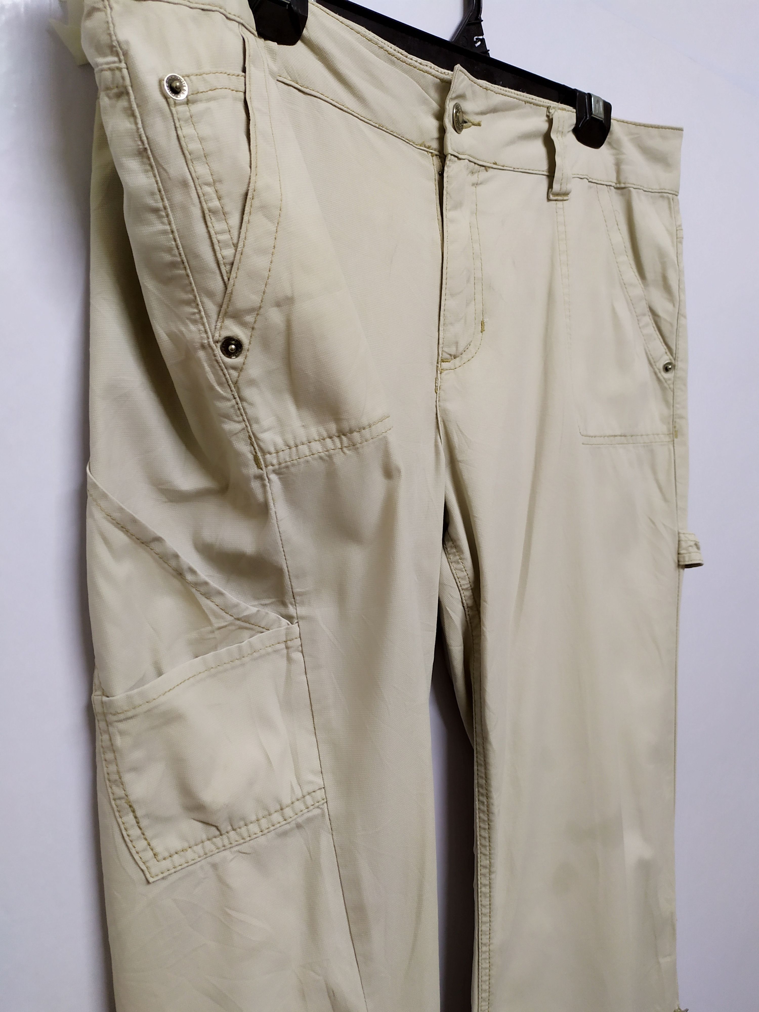 Route 66 × Vintage ROUTE 66 WHITE YELLOW CARGO PANTS Size US 38 / EU 54 - 8 Thumbnail