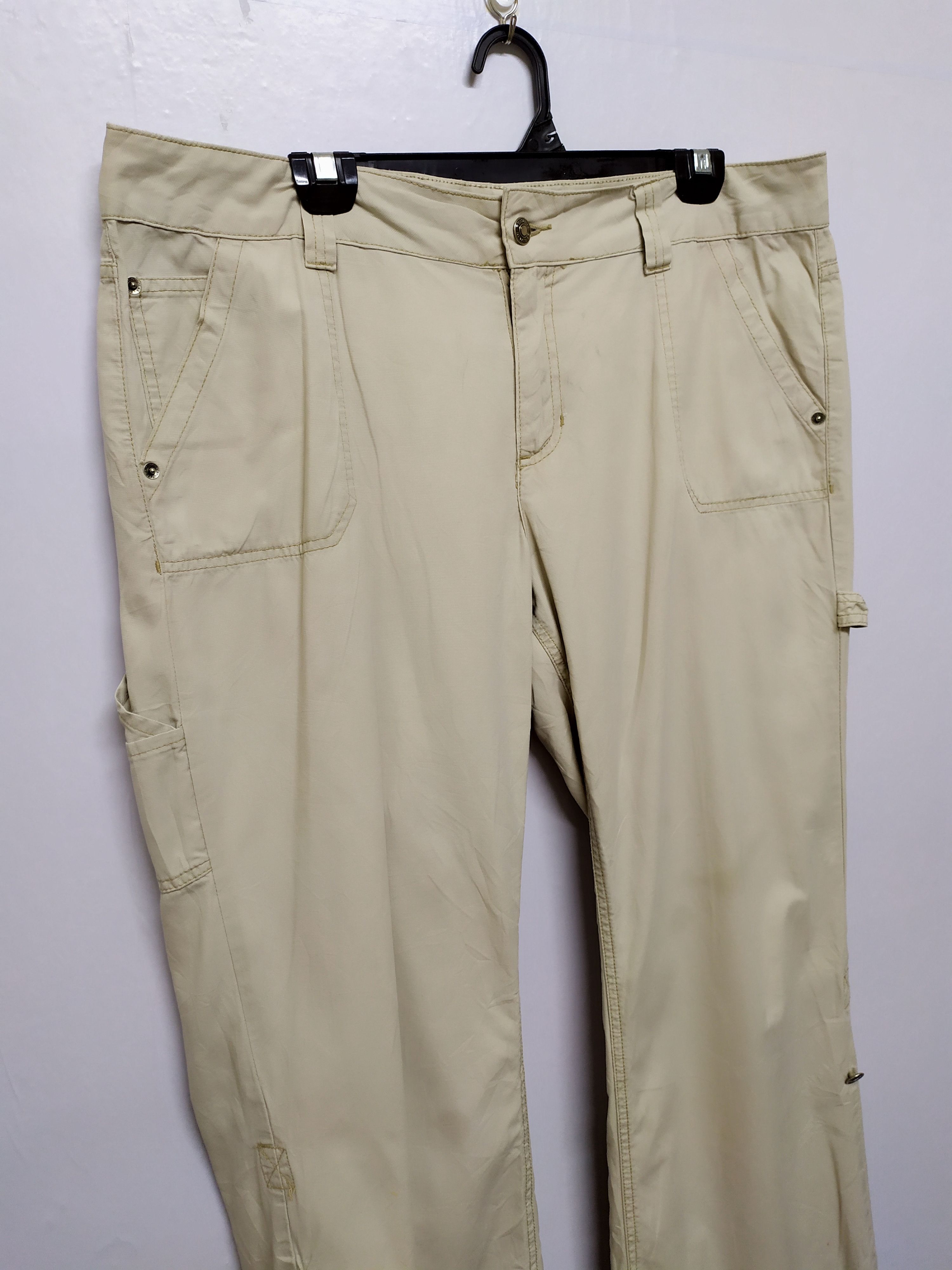 Route 66 × Vintage ROUTE 66 WHITE YELLOW CARGO PANTS Size US 38 / EU 54 - 14 Thumbnail