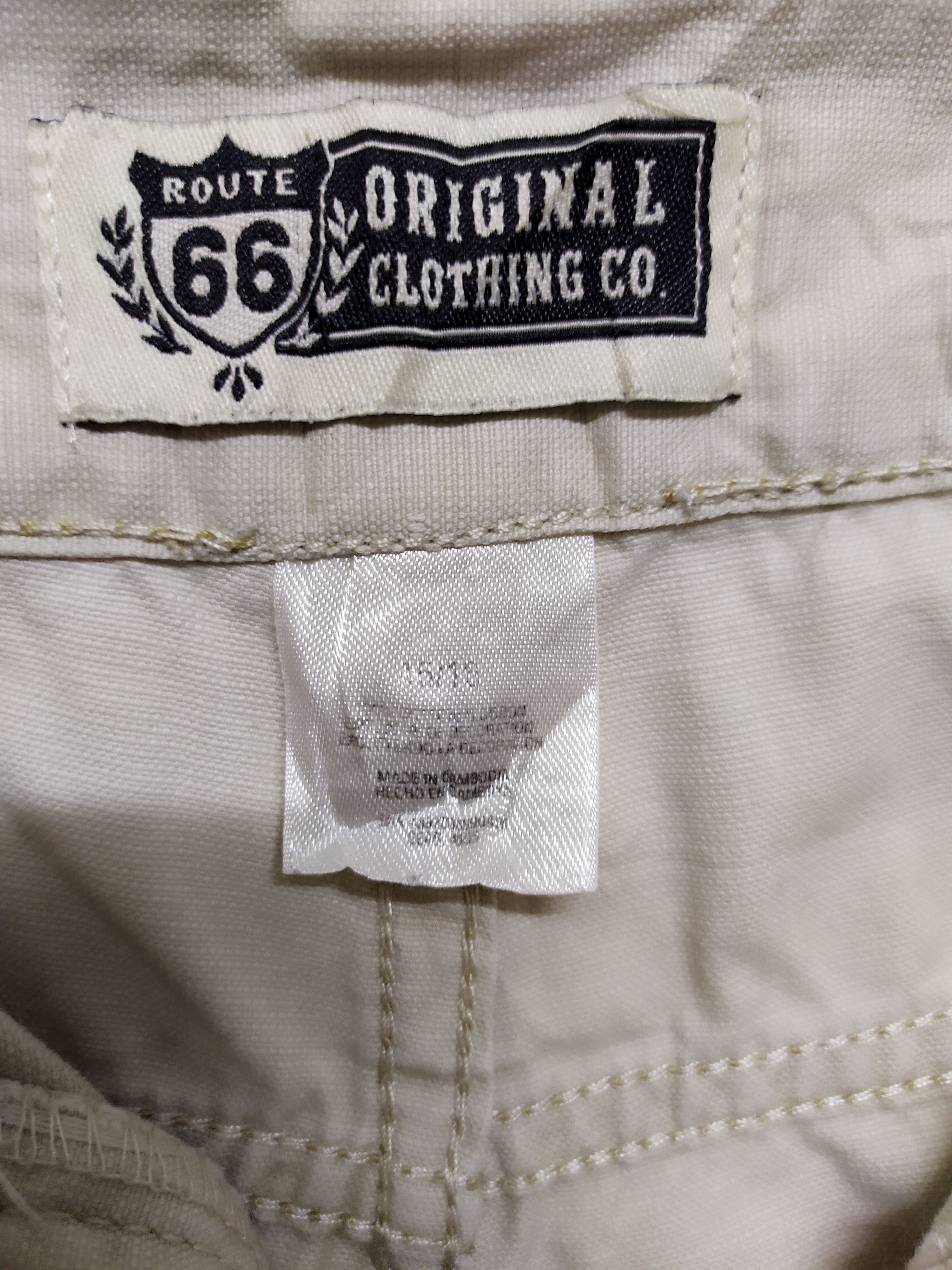 Route 66 × Vintage ROUTE 66 WHITE YELLOW CARGO PANTS Size US 38 / EU 54 - 16 Thumbnail