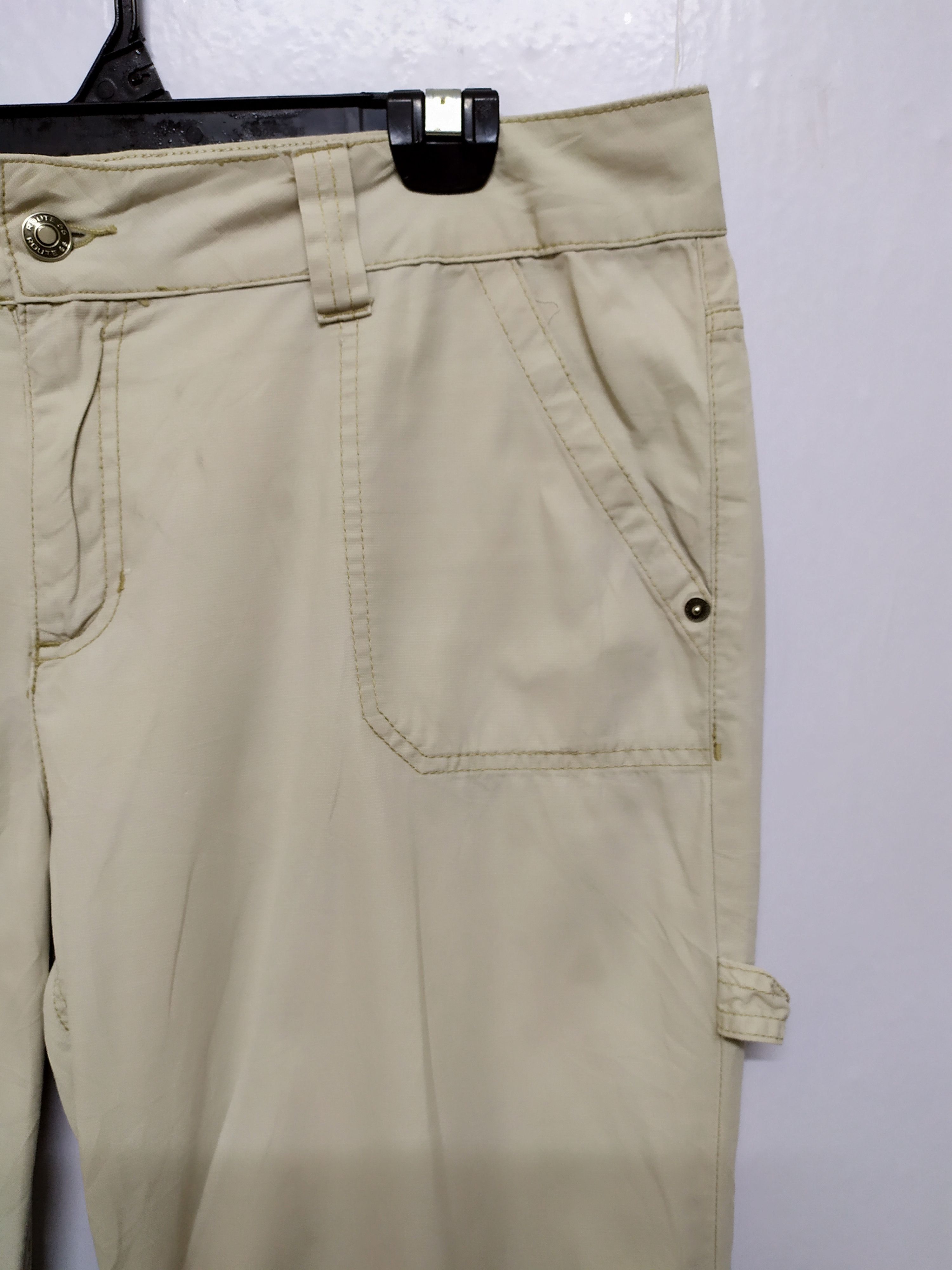 Route 66 × Vintage ROUTE 66 WHITE YELLOW CARGO PANTS Size US 38 / EU 54 - 4 Thumbnail