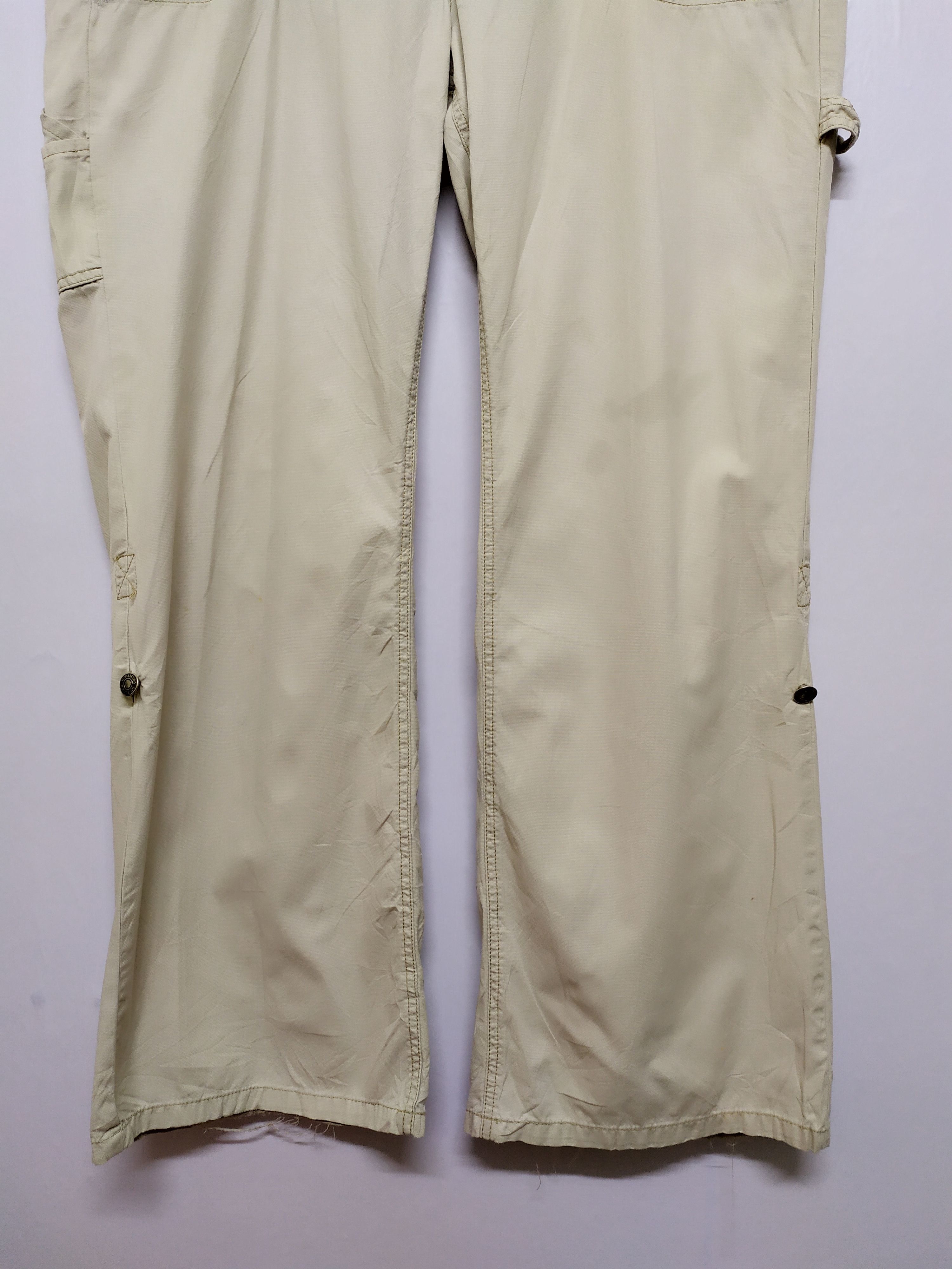 Route 66 × Vintage ROUTE 66 WHITE YELLOW CARGO PANTS Size US 38 / EU 54 - 5 Thumbnail