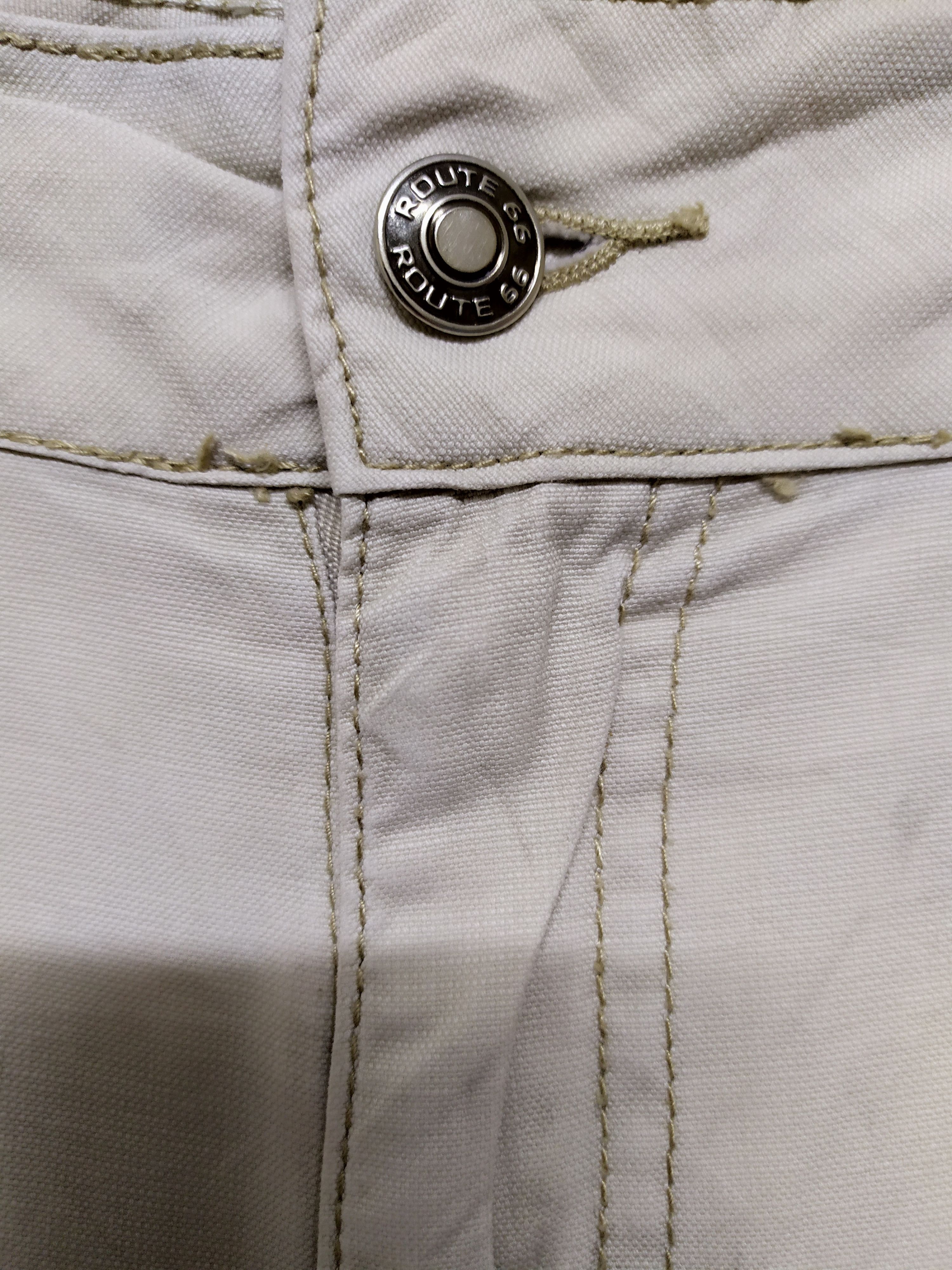 Route 66 × Vintage ROUTE 66 WHITE YELLOW CARGO PANTS Size US 38 / EU 54 - 9 Thumbnail
