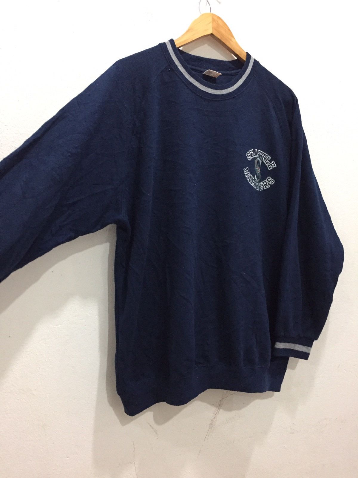 MLB × Vintage Vintage MLB Seattle Mariners Sweatshirt Pull Over Small Logo Size US L / EU 52-54 / 3 - 5 Thumbnail