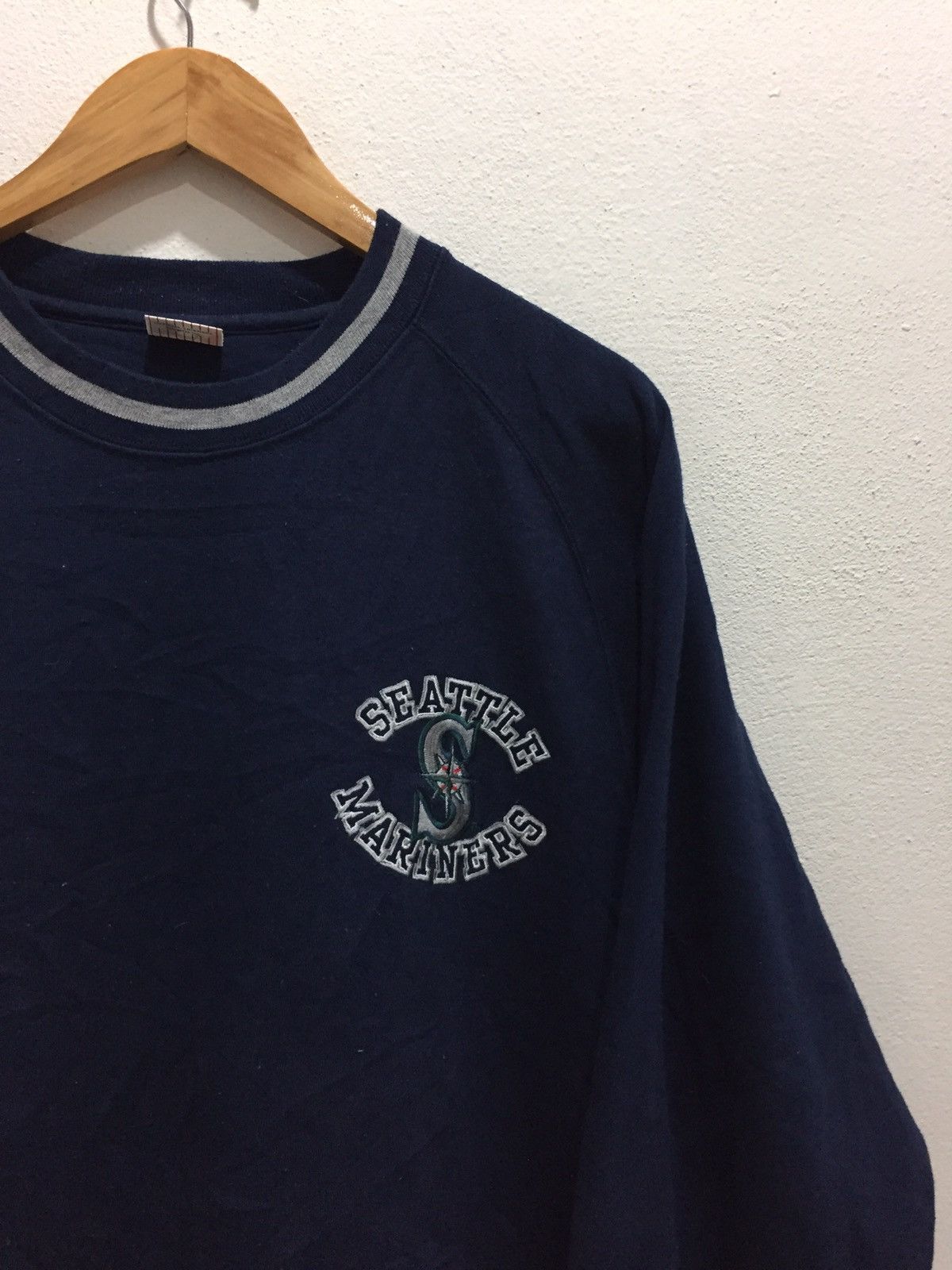 MLB × Vintage Vintage MLB Seattle Mariners Sweatshirt Pull Over Small Logo Size US L / EU 52-54 / 3 - 4 Thumbnail