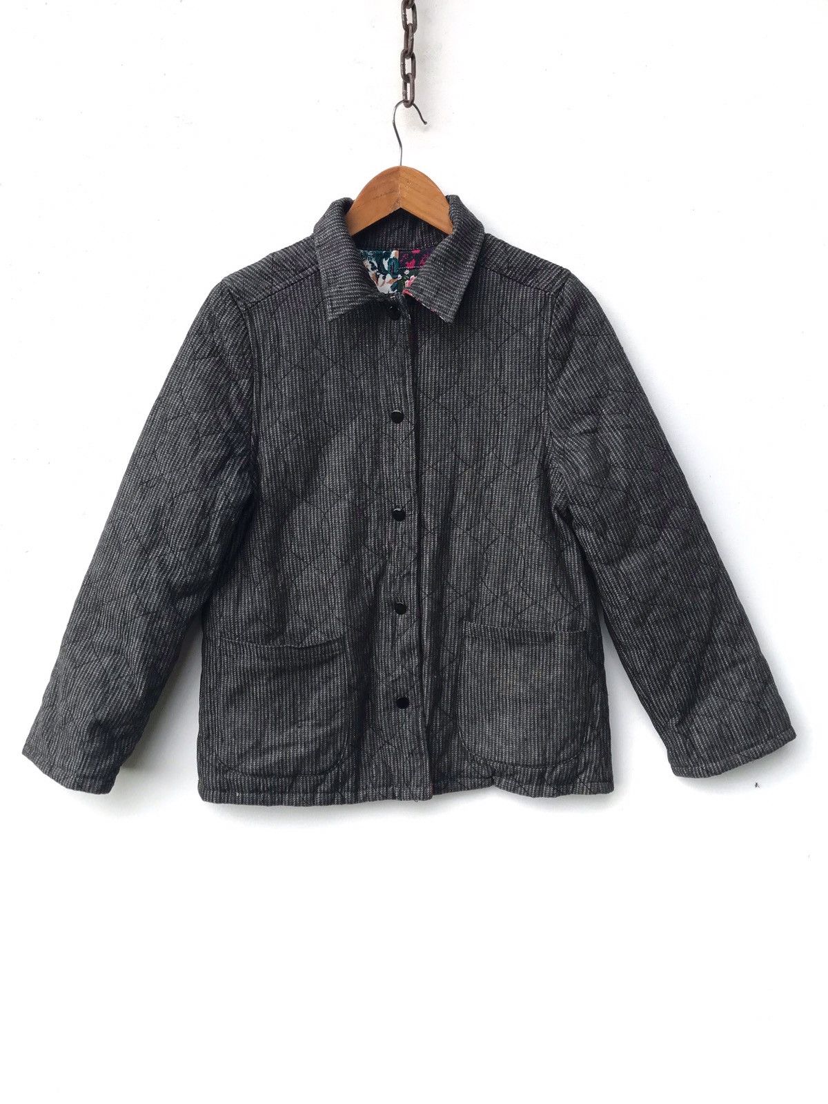 Japanese Brand REVERSIBLE JAPAN JACKET PATCHWORK STYLE BY DUALITE RARE Size US S / EU 44-46 / 1 - 4 Thumbnail