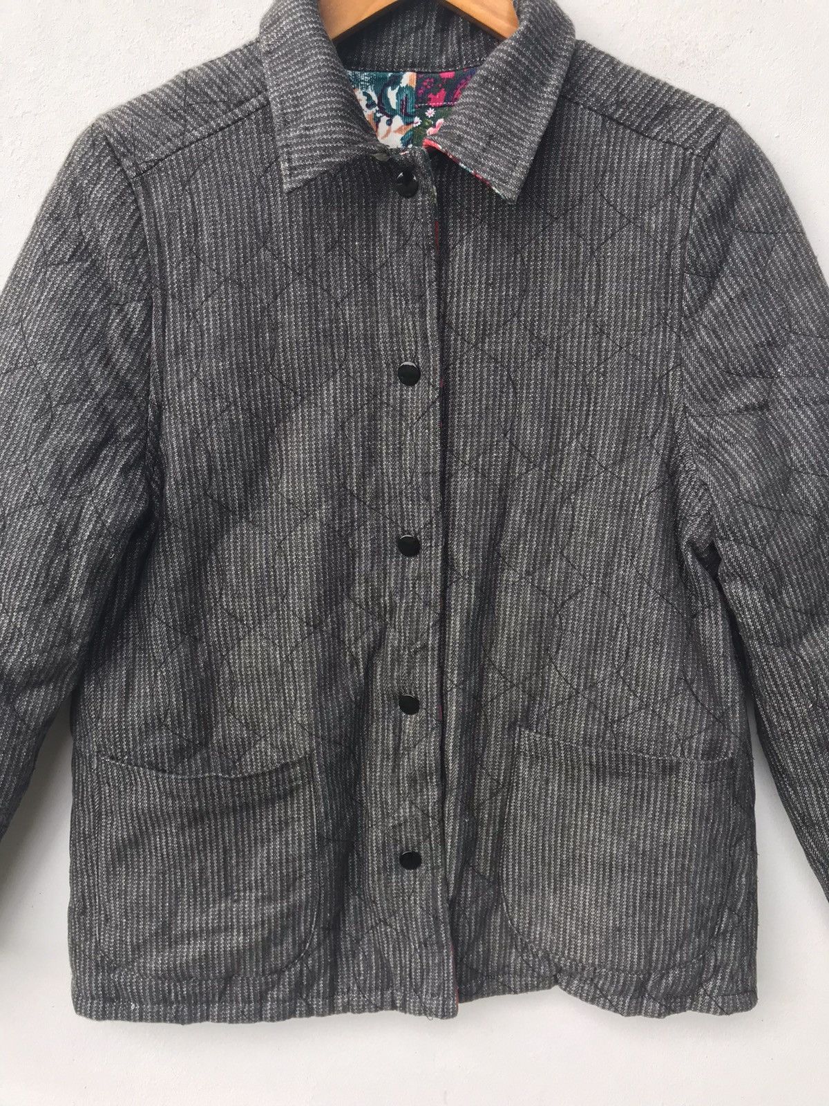 Japanese Brand REVERSIBLE JAPAN JACKET PATCHWORK STYLE BY DUALITE RARE Size US S / EU 44-46 / 1 - 5 Thumbnail