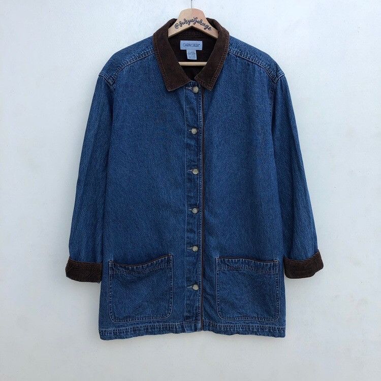 Vintage 🔥LAST DROP🔥Vintage Cabin Creek Denim Corduroy Parka Jacket ...