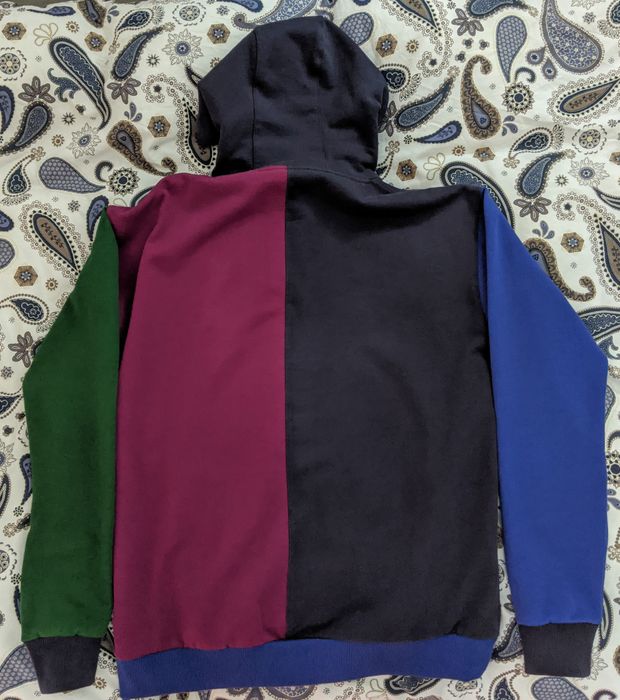 Teddy fresh burgundy outlet block hoodie