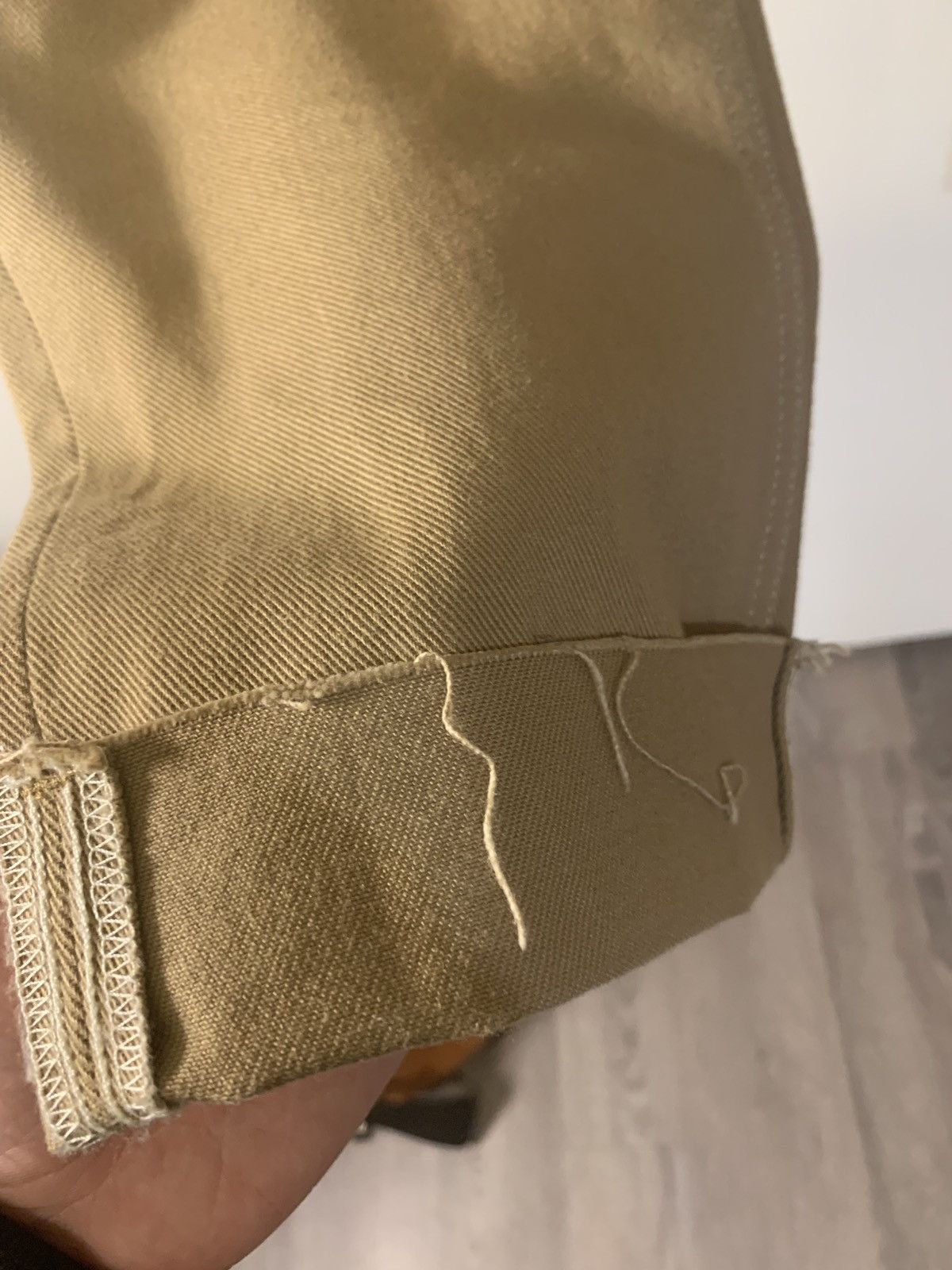 President's Tan Cropped Icarus Jeans Size US 32 / EU 48 - 4 Thumbnail